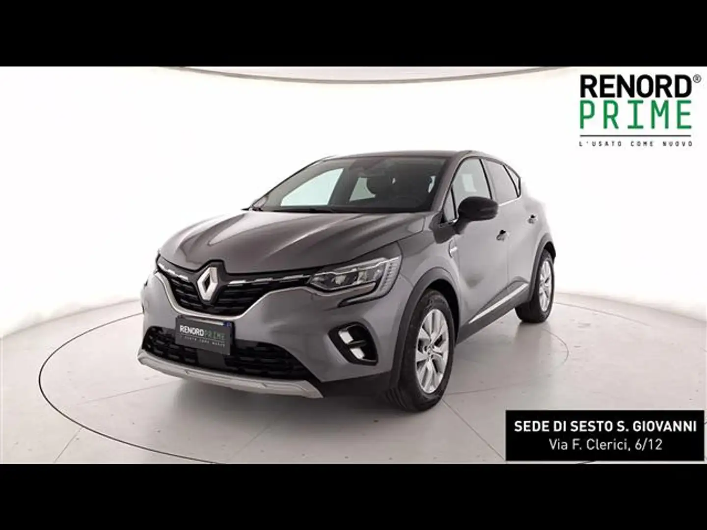Renault Captur 1.6 E-Tech hybrid Intens 145cv auto Grigio - 1