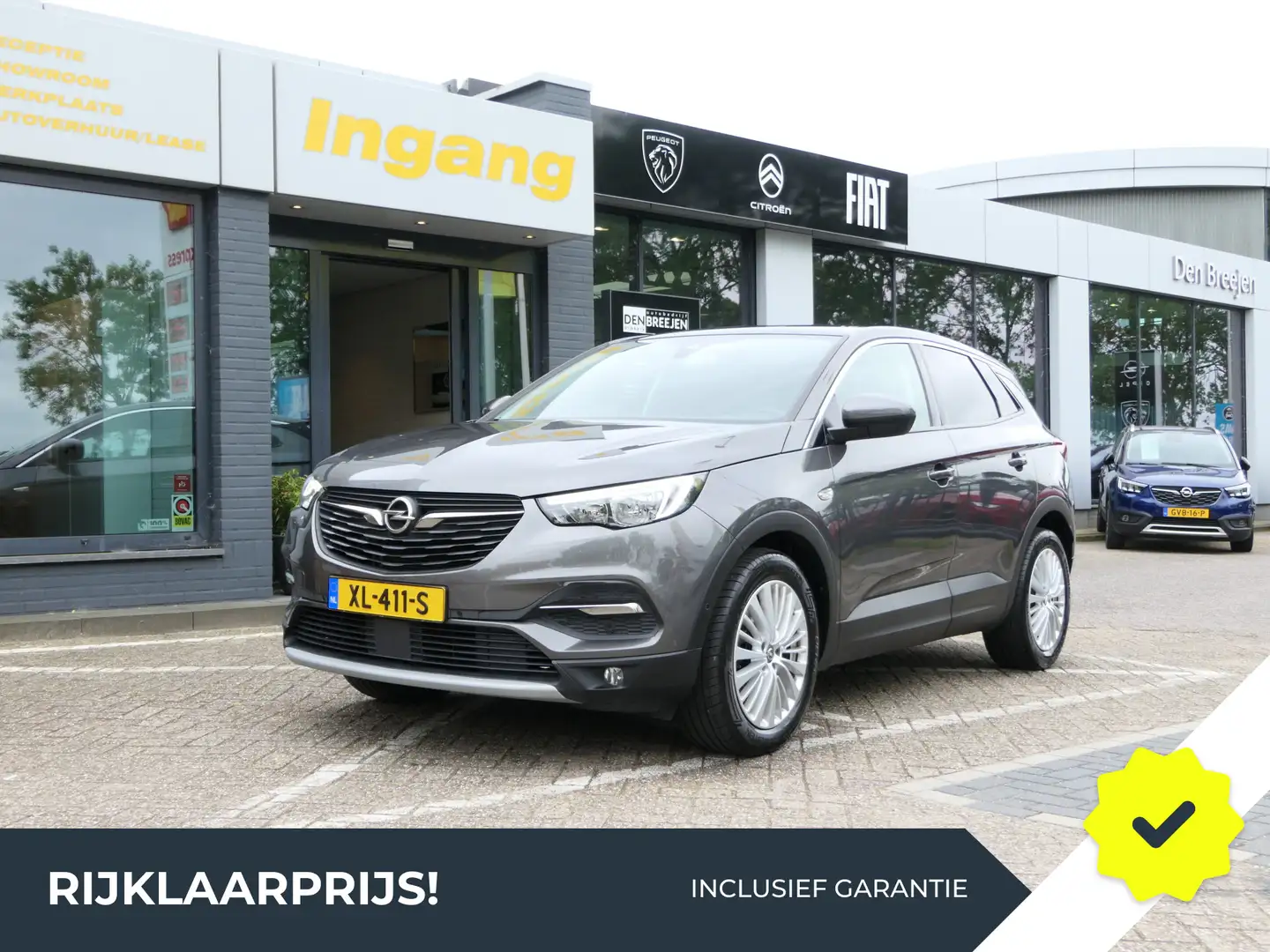 Opel Grandland X 1.2 Turbo Innovation | Panoramadak | Trekhaak | LM Grijs - 1