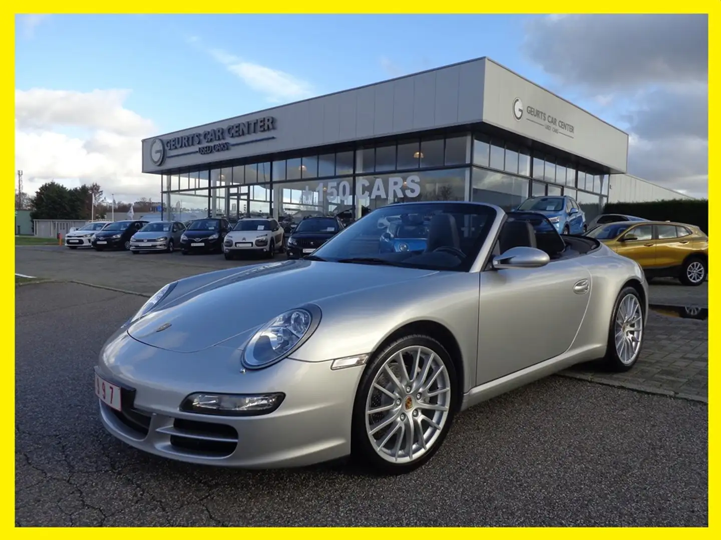 Porsche 911 CARRERA CABRIO 3.6i 325pk ! Argent - 1