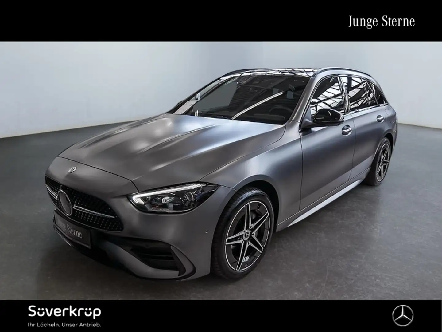Mercedes-Benz C 300 e T AMG NIGHT DISTR SPUR PANO 360 PDC SHZ Grau - 2