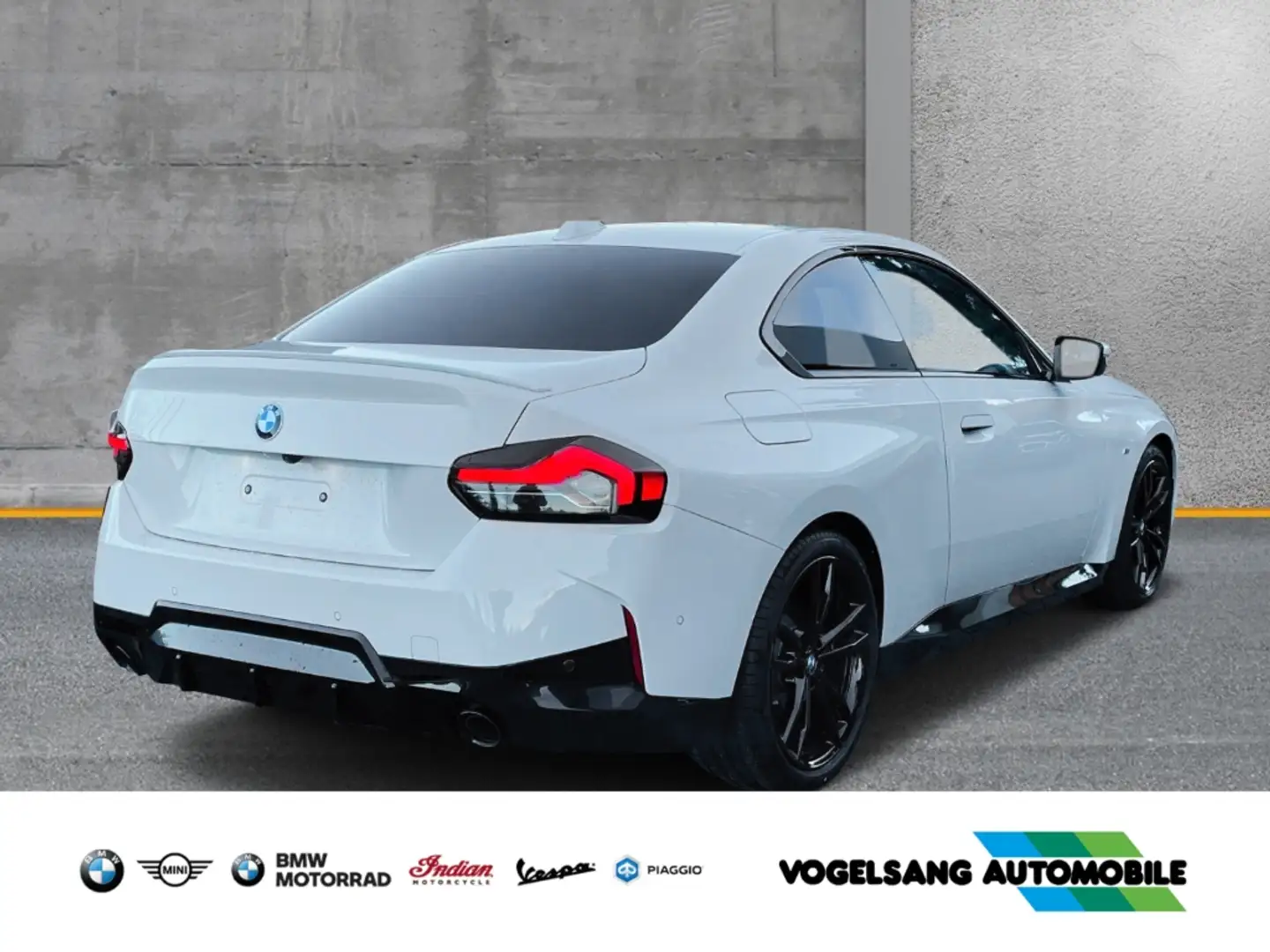 BMW 220 i M Sport Coupe Weiß - 2