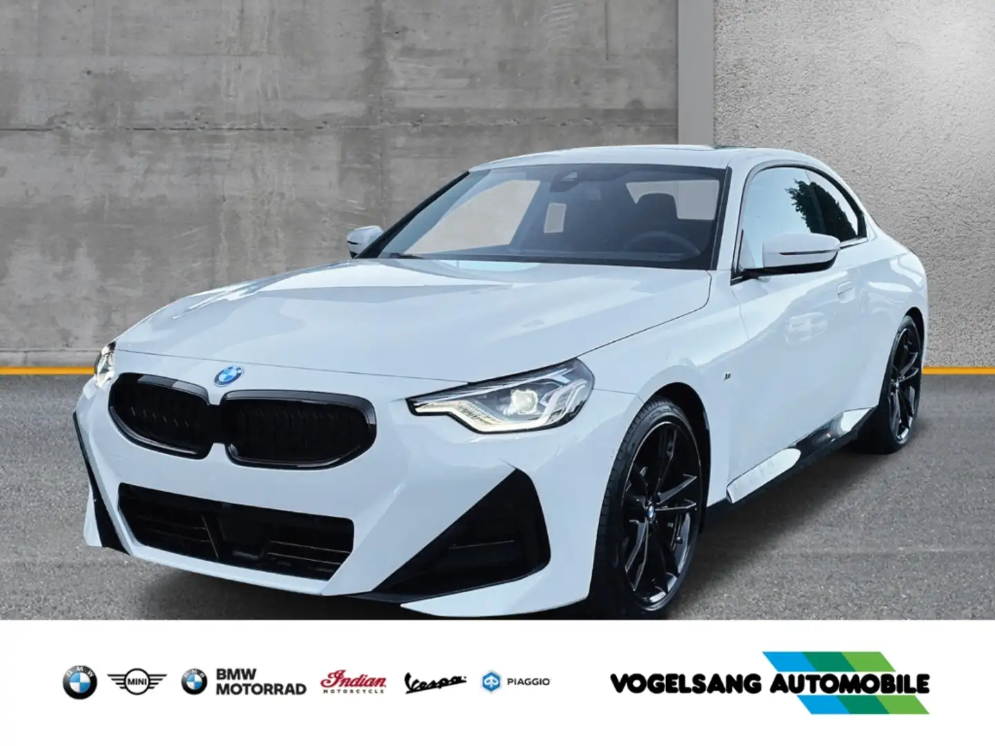 BMW 220 i M Sport Coupe Weiß - 1