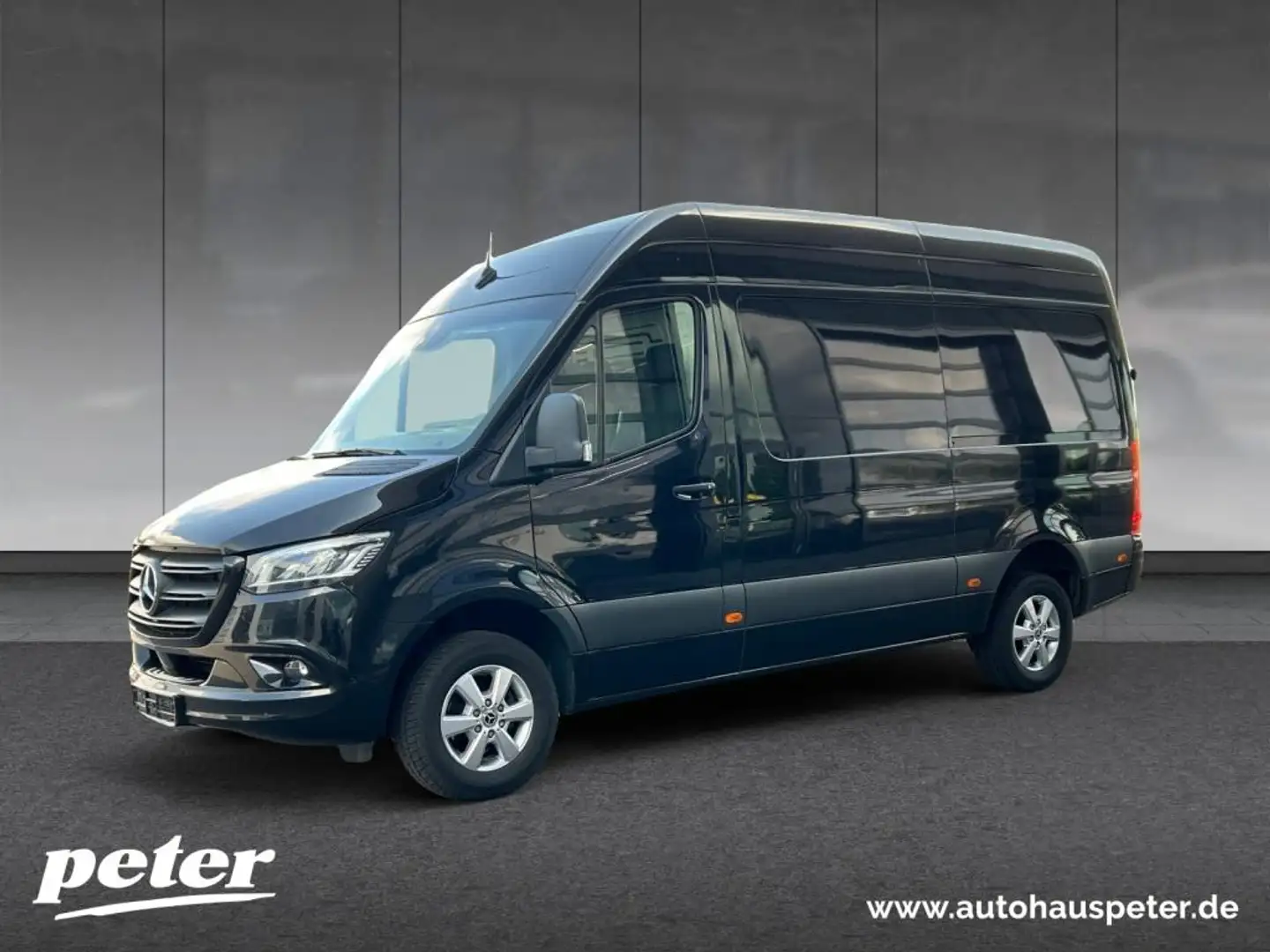 Mercedes-Benz Sprinter 319 CDI Kasten Hochdach 9GT+STHZG+LED+AHK Negro - 1