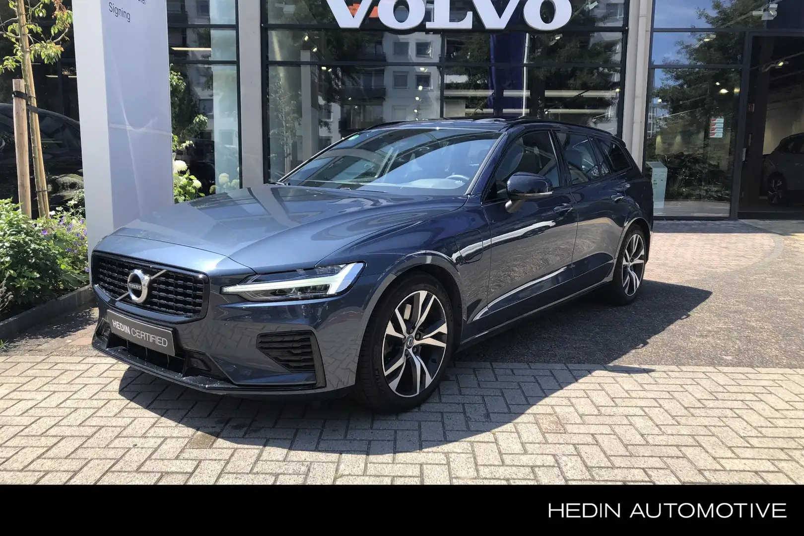 Volvo V60 T6 Plug In Hybride AWD R-Design |Leder Interieur | Blauw - 1