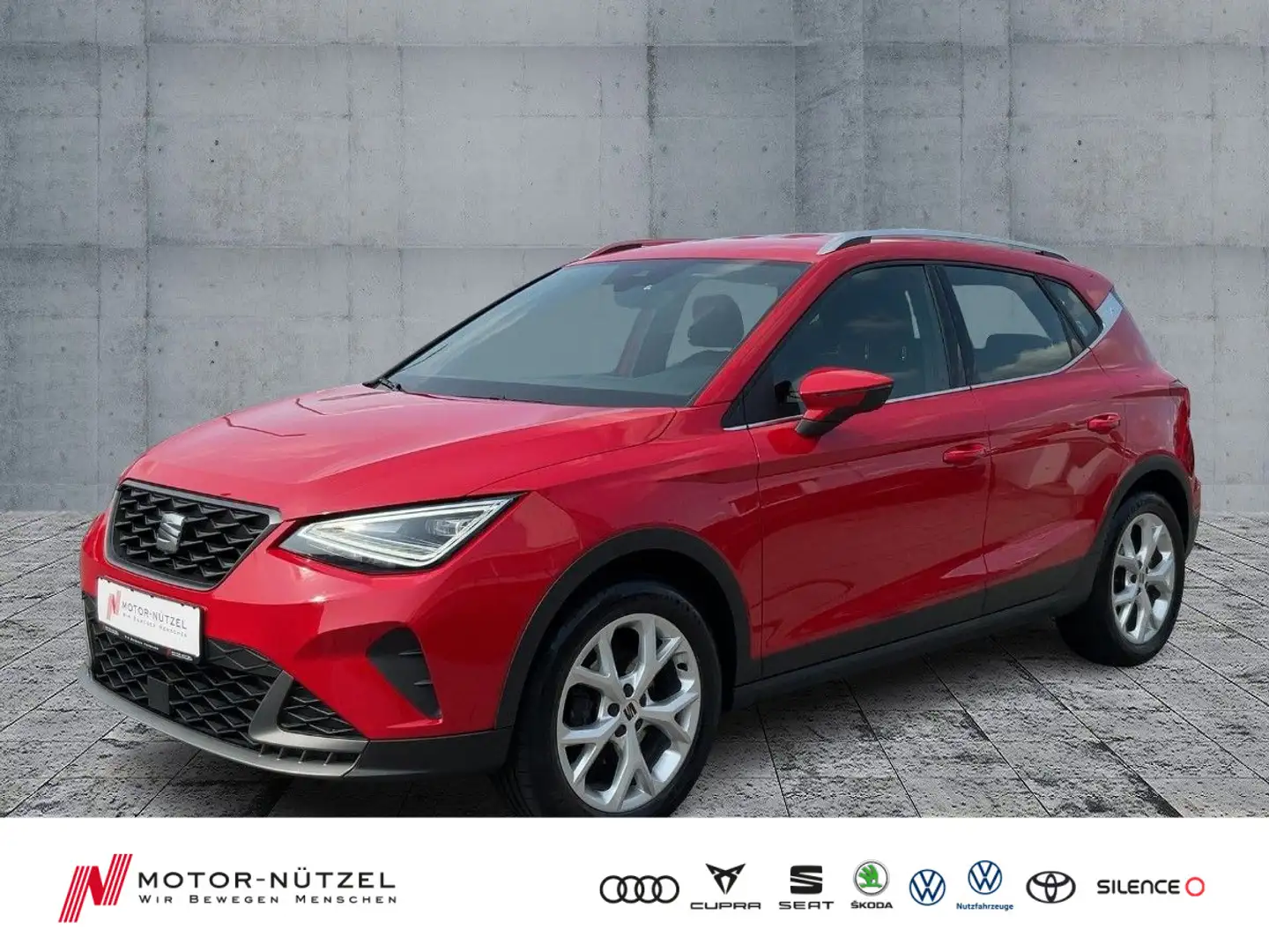 SEAT Arona 1.0TSI FR-LINE LED+NAV+APP+ACC+SHZ+PDC+AHK Rot - 1