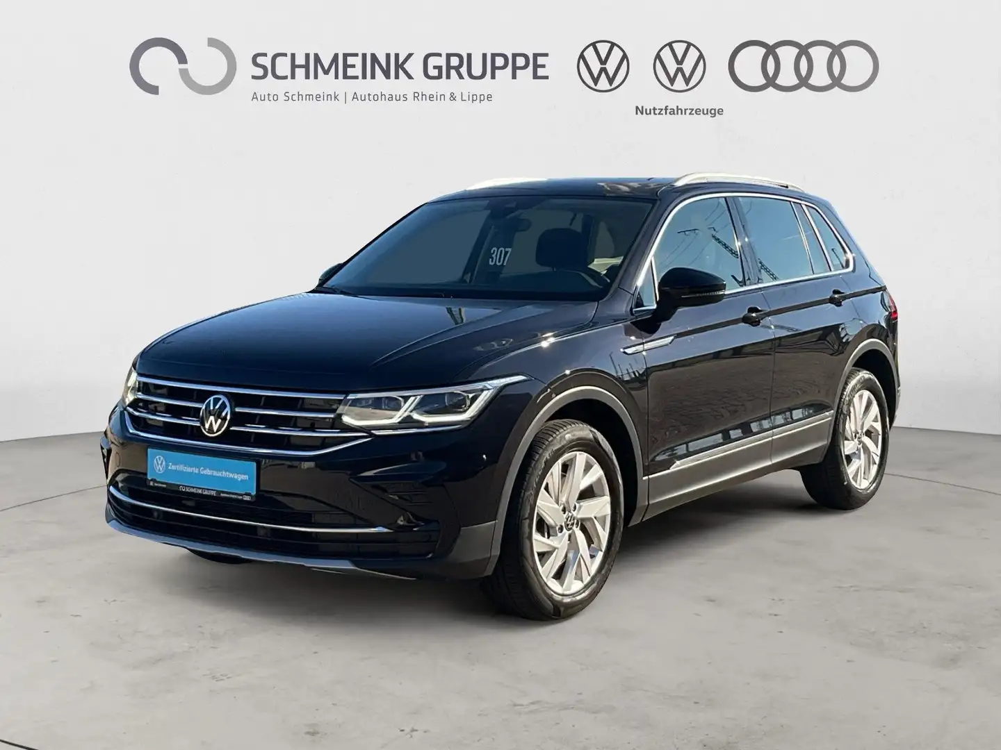 Volkswagen Tiguan 2.0 TSI DSG Elegance Kamera CarPlay ACC Schwarz - 1