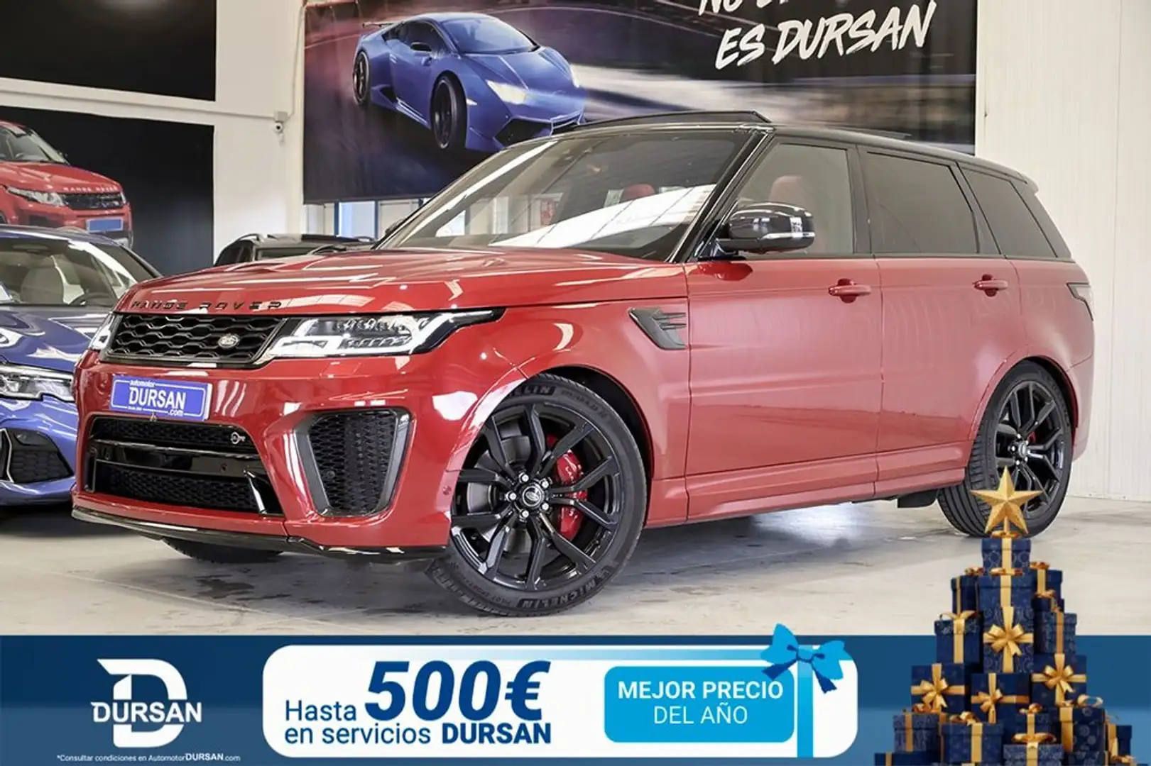 Land Rover Range Rover Sport 5.0 V8 SC SVR Carbon Edition Aut. Rojo - 1