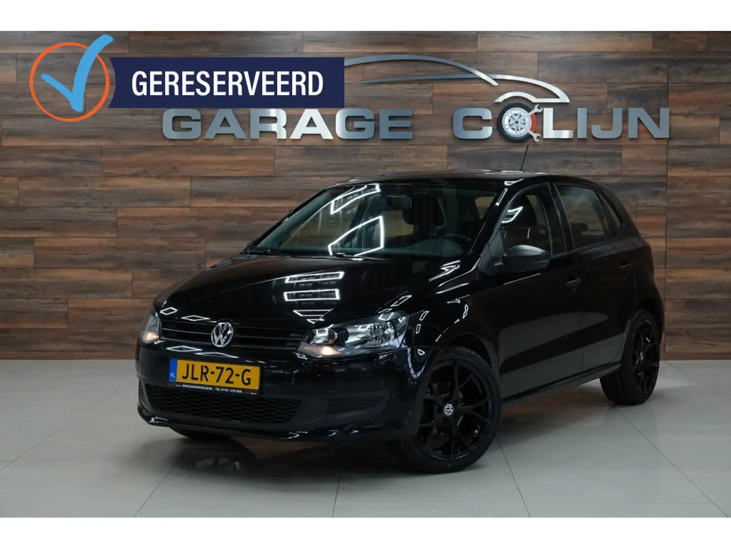 Volkswagen Polo 1.2 Easyline | AIRCO | Zwart - 1