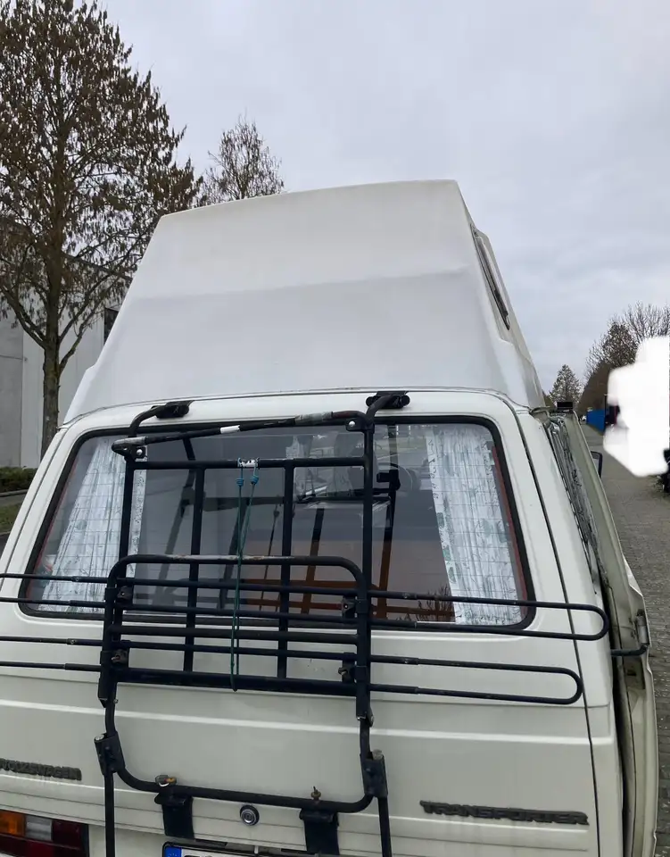 Volkswagen T3 Ausgebauter, gepfl. T3-Oldtimer ohne Kücheneinbauten, mit festem Hochdach, fahrbereit, TÜV April 2027, vier Schlafplätze, foto 4