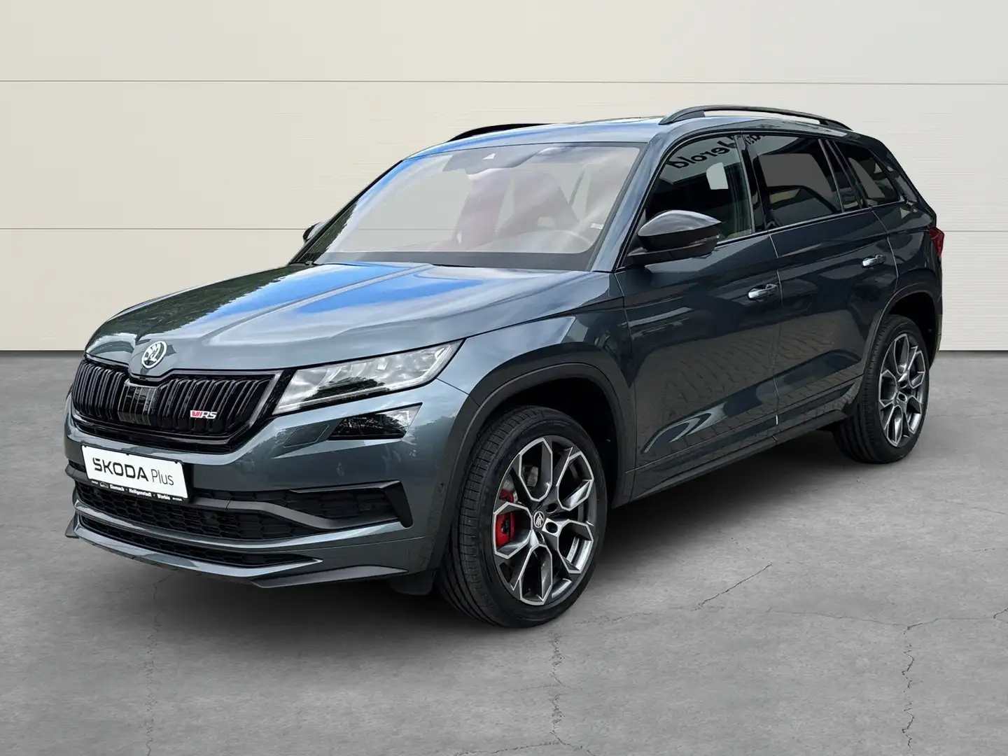 Skoda Kodiaq RS 2,0l Bi-TDI+4x4+DSG+360°+AHK+PANO Grau - 2