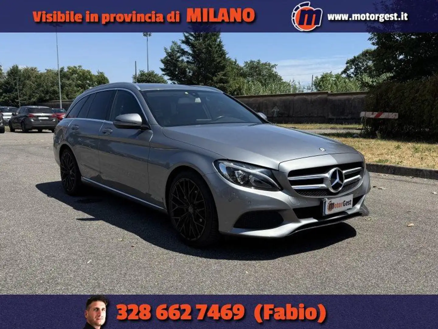 Mercedes-Benz C 200 d S.W. Auto Sport Grigio - 1