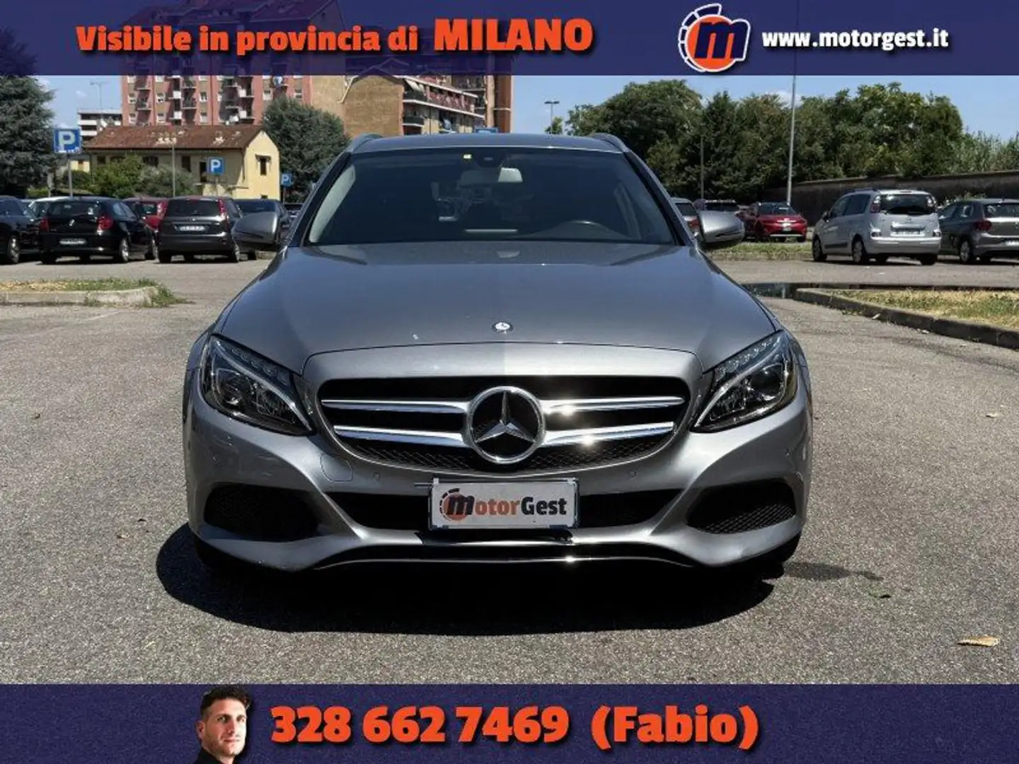Mercedes-Benz C 200 d S.W. Auto Sport Grigio - 2