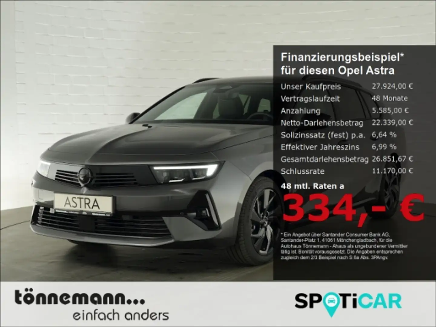 Opel Astra L ST GS CDTI AT+LED MATRIX+AHK+NAVI+360 GRAD KAMER Gris - 1