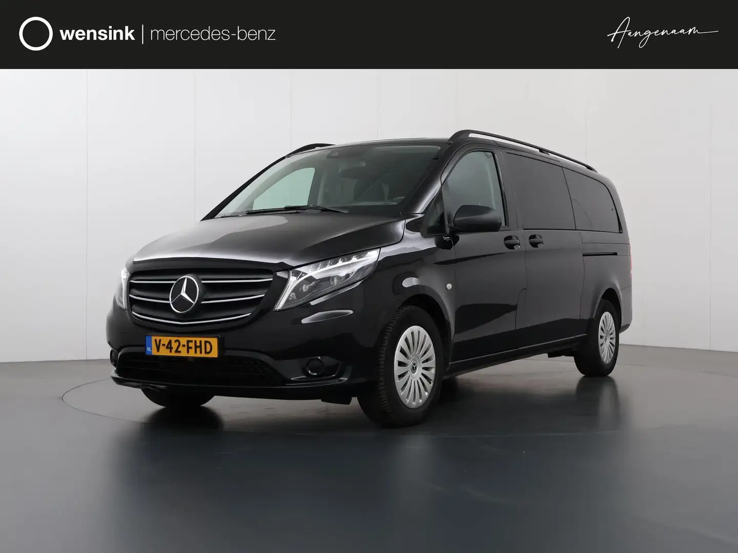 Mercedes-Benz Vito 124 XL L3 | Dubbele Cabine | Aut. | Navigatie | Ai Zwart - 1