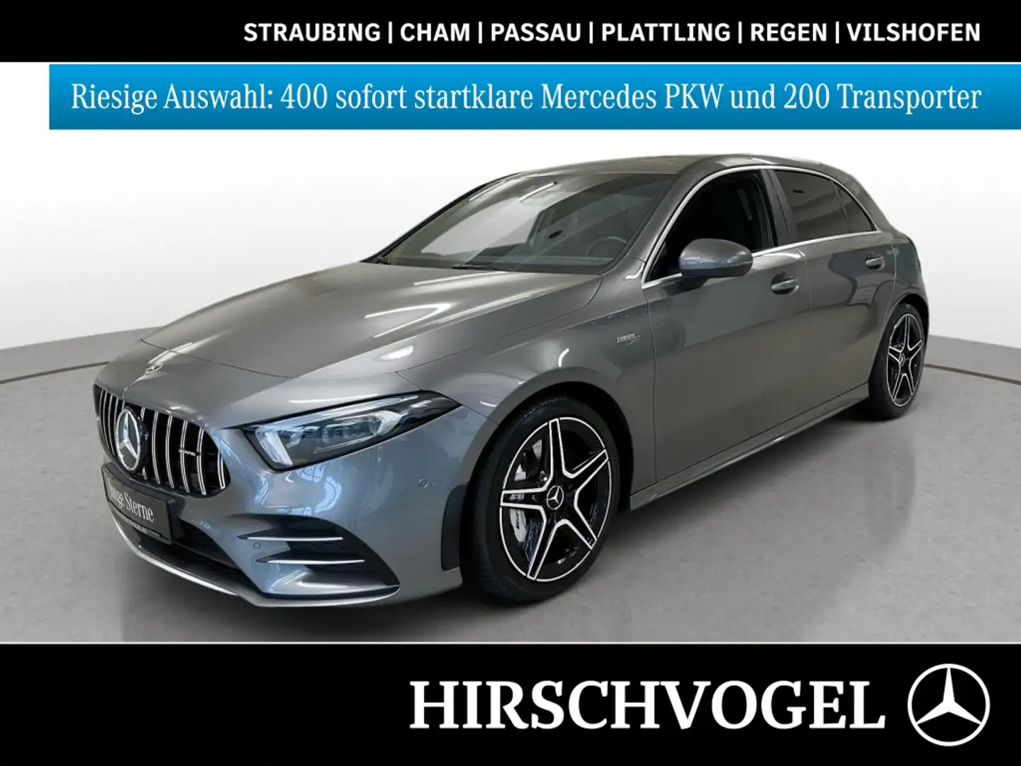 Mercedes-Benz A 35 AMG 4M MULTIBEAM+MBUX+Navi-Plus+Kam+PDC+SHZ Grau - 1