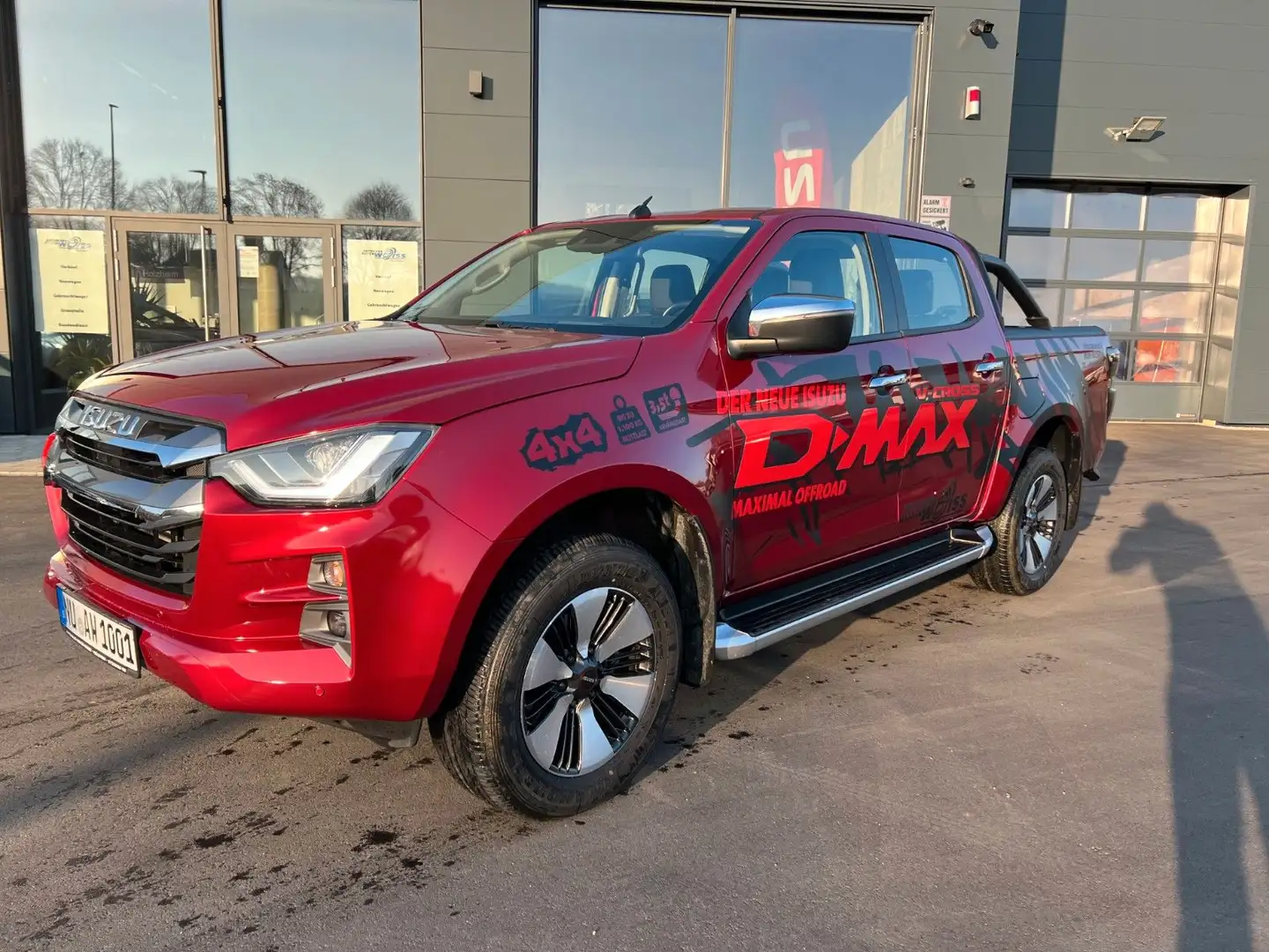 Isuzu D-Max DoubleCab,LSE,AT,RFK,4WD,AHK,ROLLO,BÜGEL Rot - 1