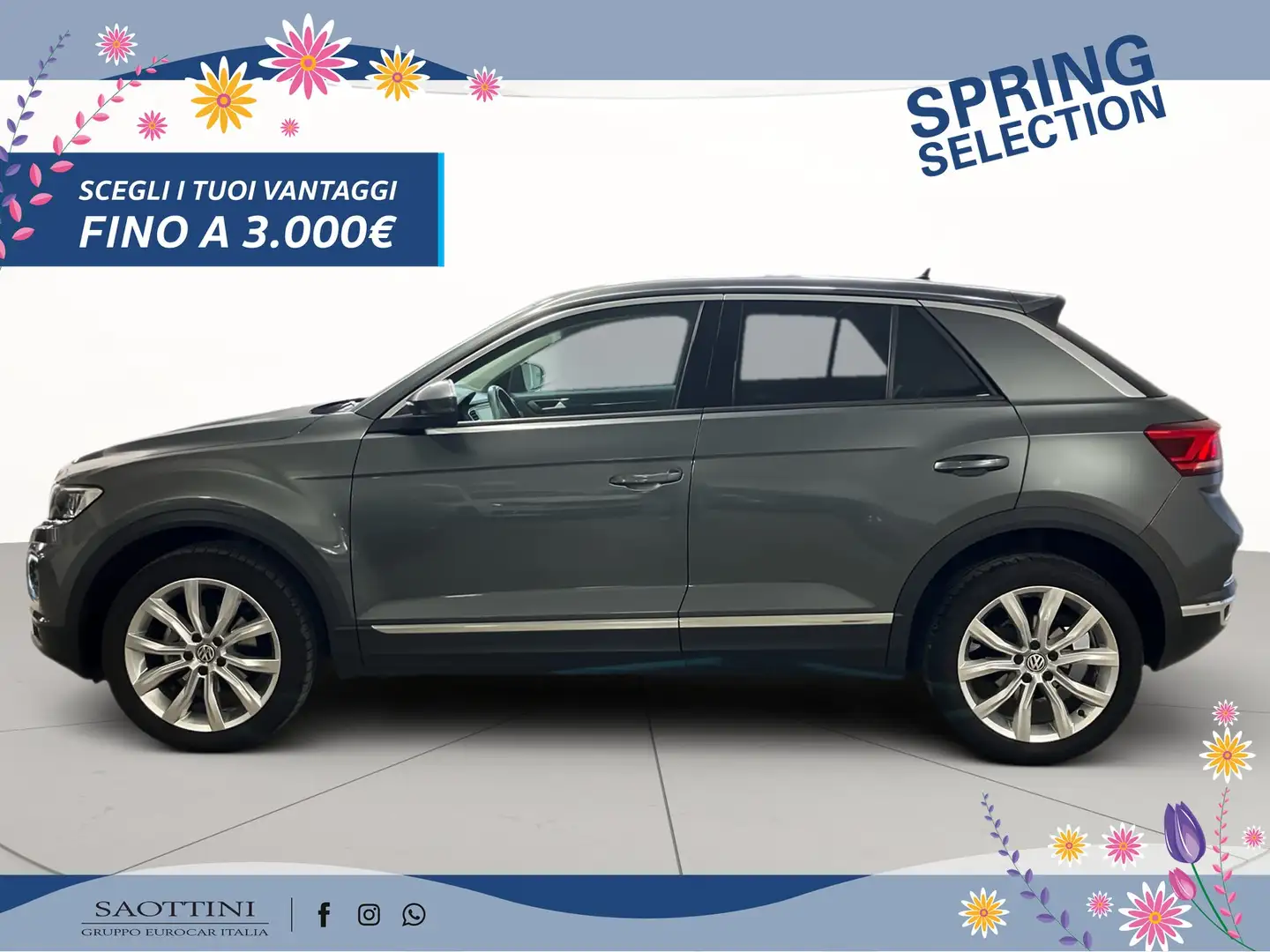 Volkswagen T-Roc 1.6 TDI Advanced Grigio - 2