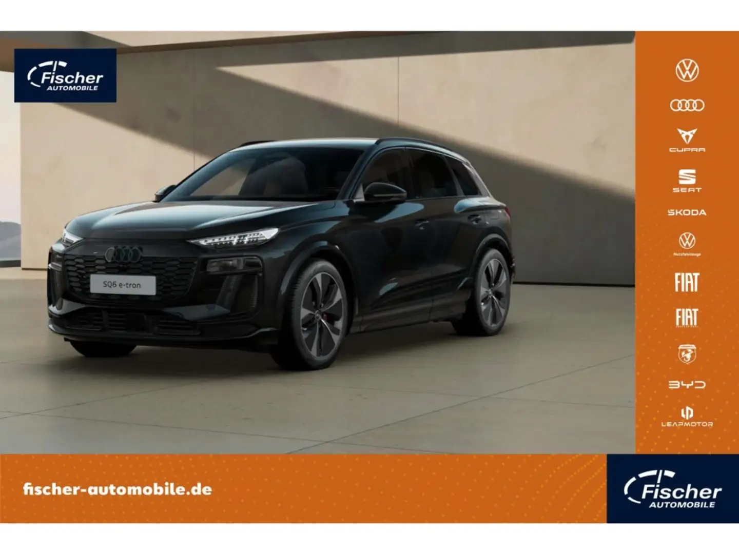 Audi SQ6 e-tron Luft/AHK/Bei.Dis./21''/360/HUD Schwarz - 1