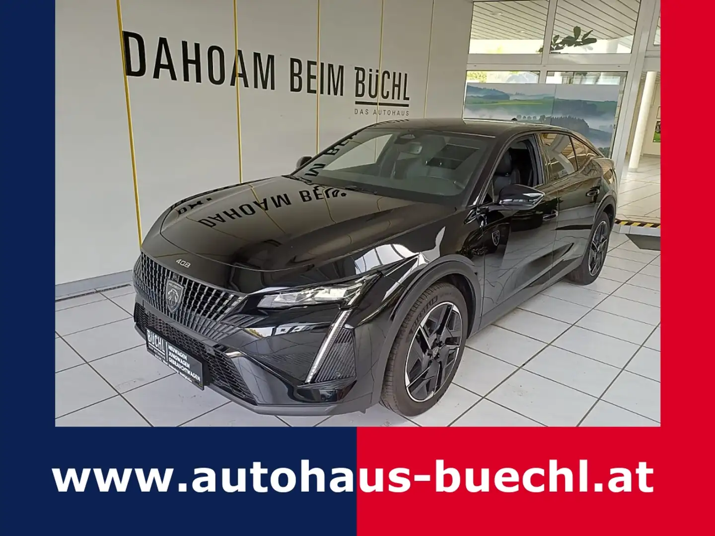 Peugeot 408 HEV 136 e-DCS6 GT Schwarz - 1