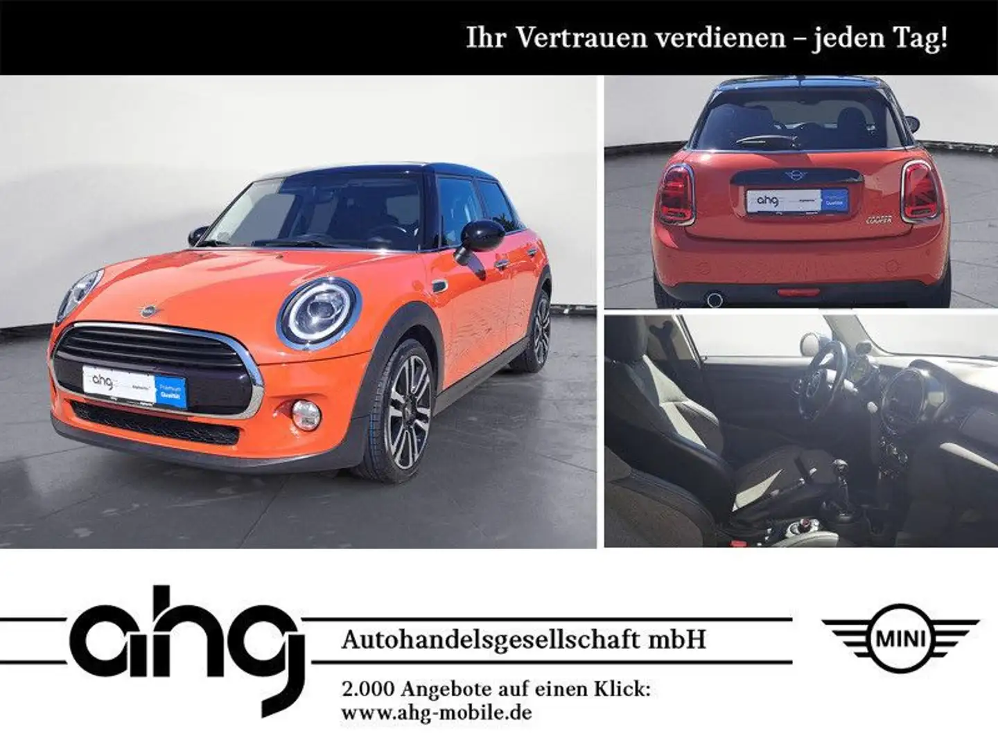 MINI Cooper Salt Harman/Kardon LED Sportsitze PDC Tem Arancione - 1