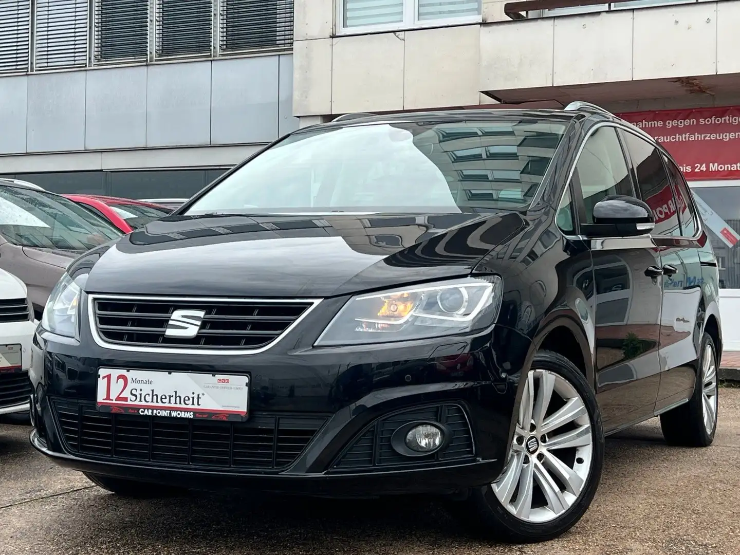 SEAT Alhambra 2.0 TDI DSG *7SITZ*LEDER*MEMORY*EL.TÜR* Schwarz - 1