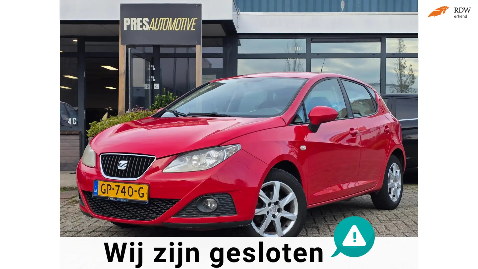 SEAT Ibiza 1.4 Sport-up |CLIMA|CRUISE|PDC|LMV|ELEKTR RAMEN Rood - 1
