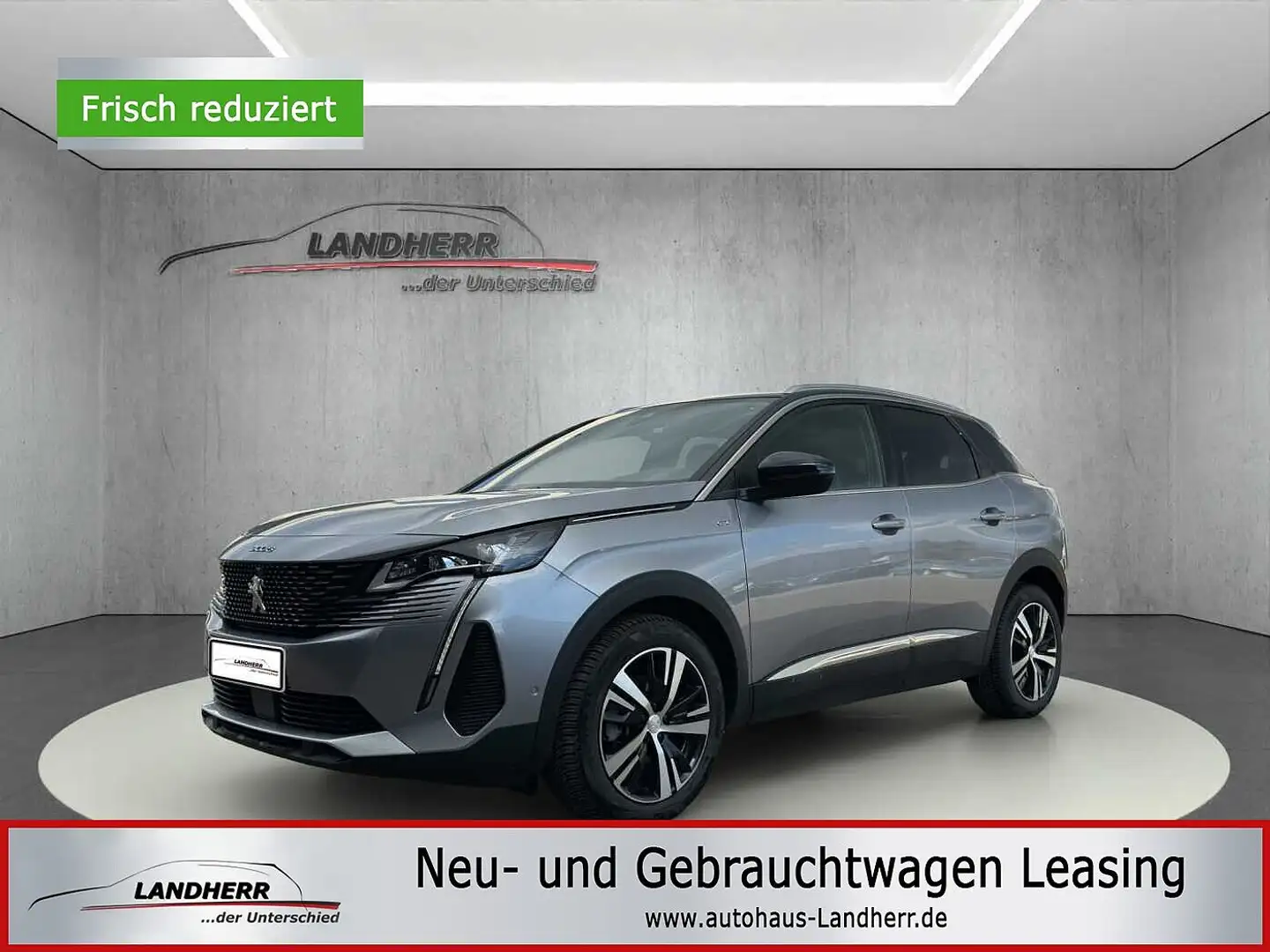 Peugeot 3008 GT e-DSC6 el. Heckklappe/Teilleder Gris - 1