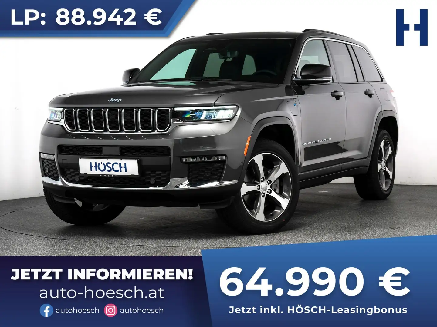 Jeep Grand Cherokee 4xe PHEV Limited PANO LEDER ALPINE ++ Grau - 1
