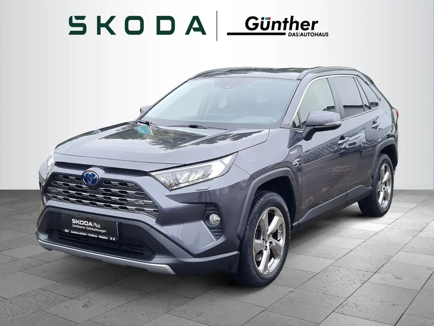 Toyota RAV 4 RAV4 2.5 Hybrid Team D 4x4 131 kW +NAVI+LED+ACC Grau - 2