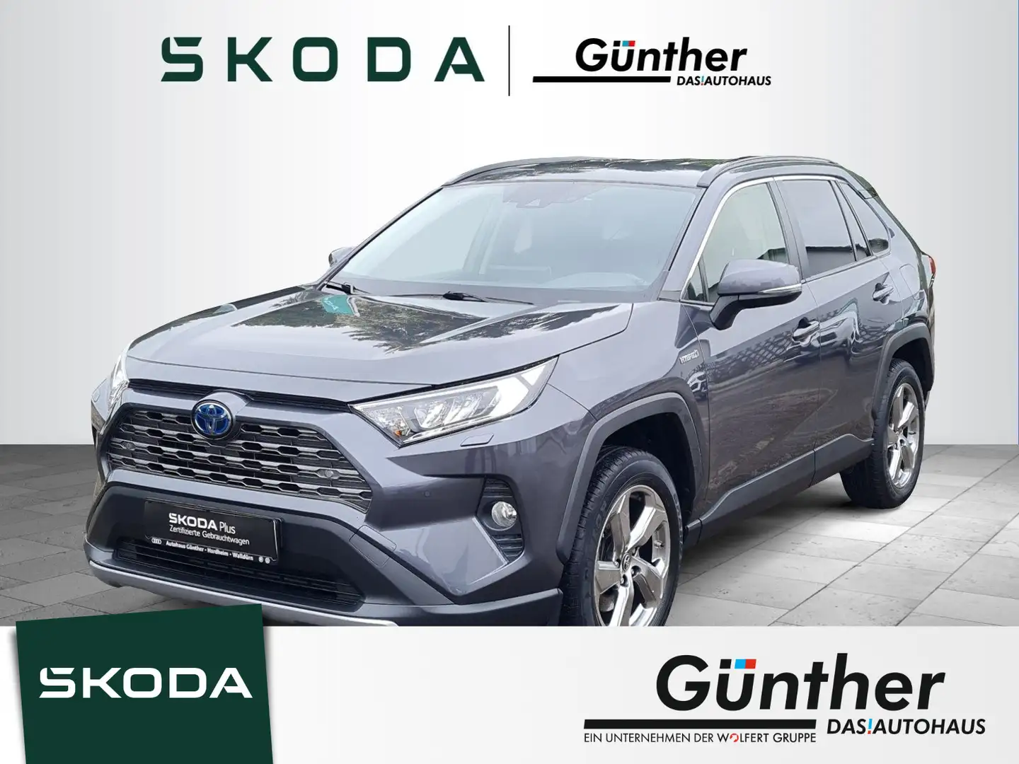 Toyota RAV 4 RAV4 2.5 Hybrid Team D 4x4 131 kW +NAVI+LED+ACC Grau - 1