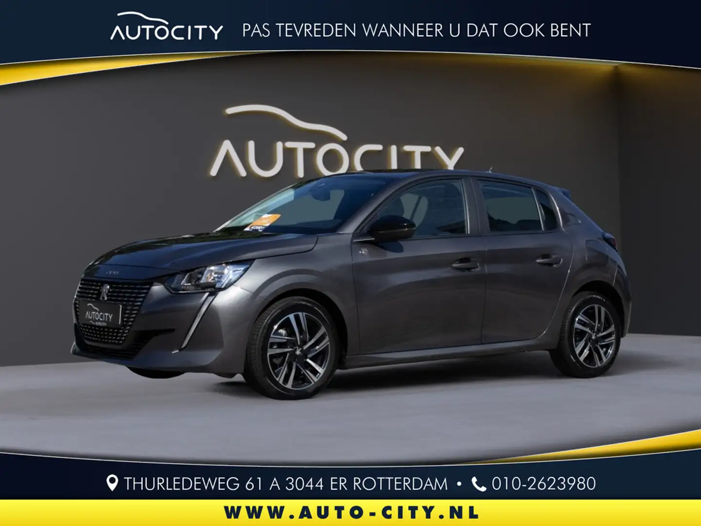 Peugeot 208 1.2 PT Active Pack Navi l PDC l Cruise Grijs - 1