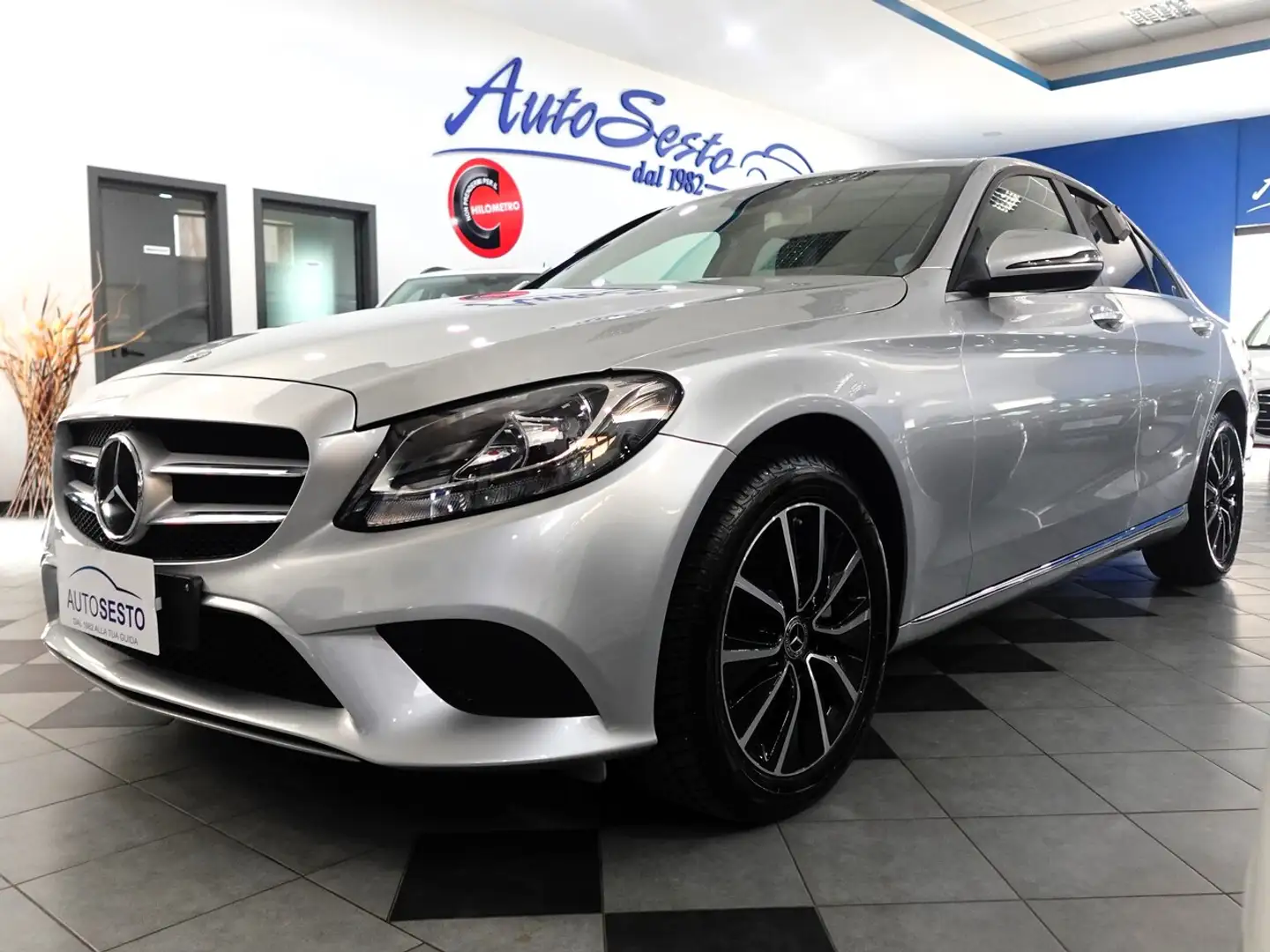 Mercedes-Benz C 220 2.0 d 194 CV 4MATIC BUSINESS Argento - 2
