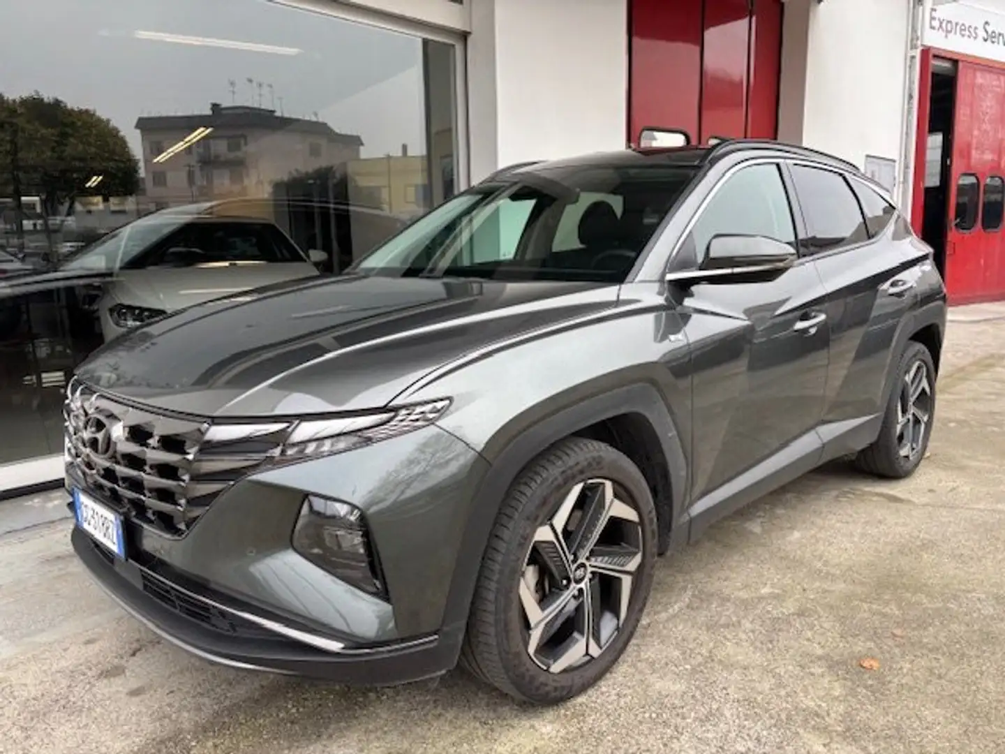 Hyundai TUCSON Tucson 1.6 t-gdi 48V Exellence 2wd dct Groen - 1