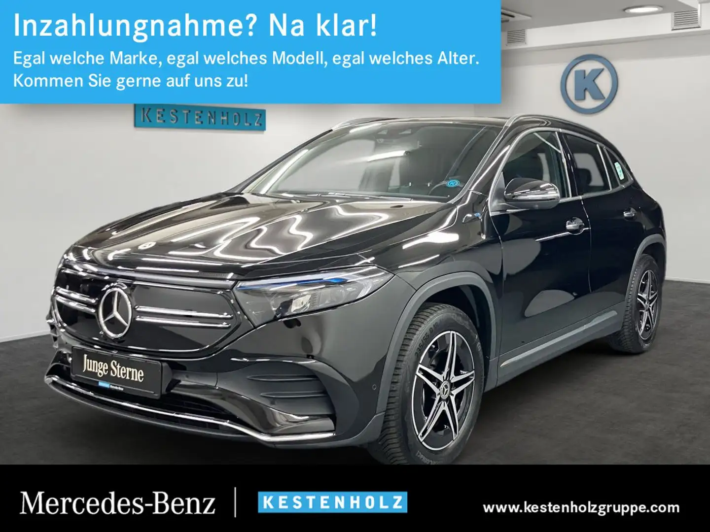 Mercedes-Benz EQA 250 AMG+PANO+HANDS-FREE+DISTRO+KEYLESS+360° Schwarz - 1