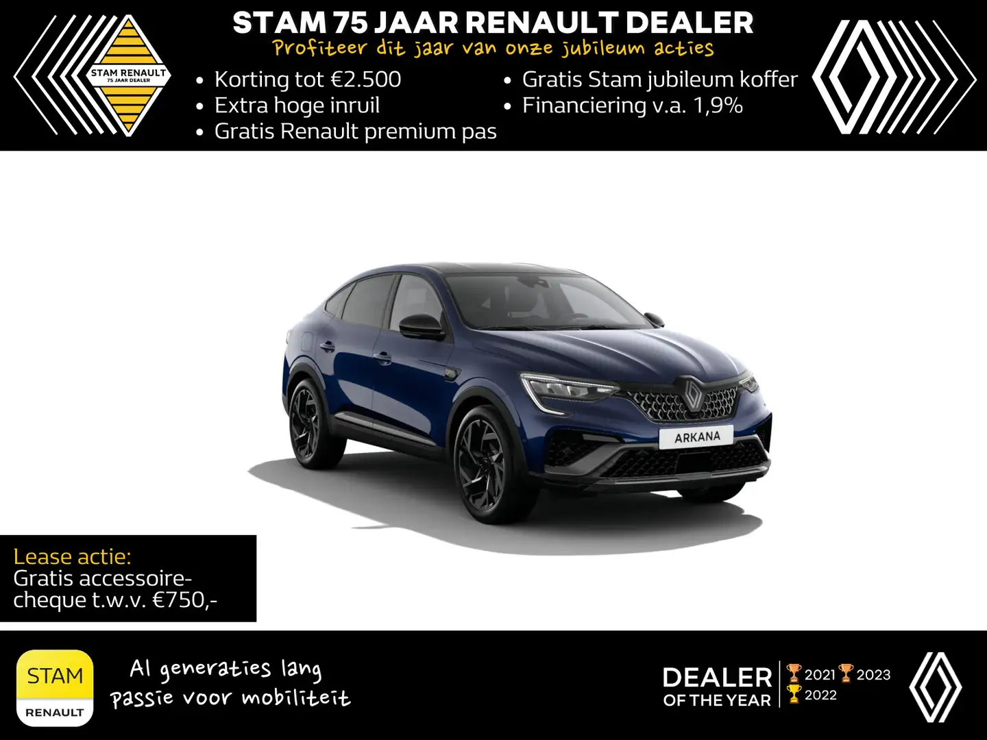 Renault Arkana Full Hybrid 145 E-Tech esprit Alpine Automaat Black - 1