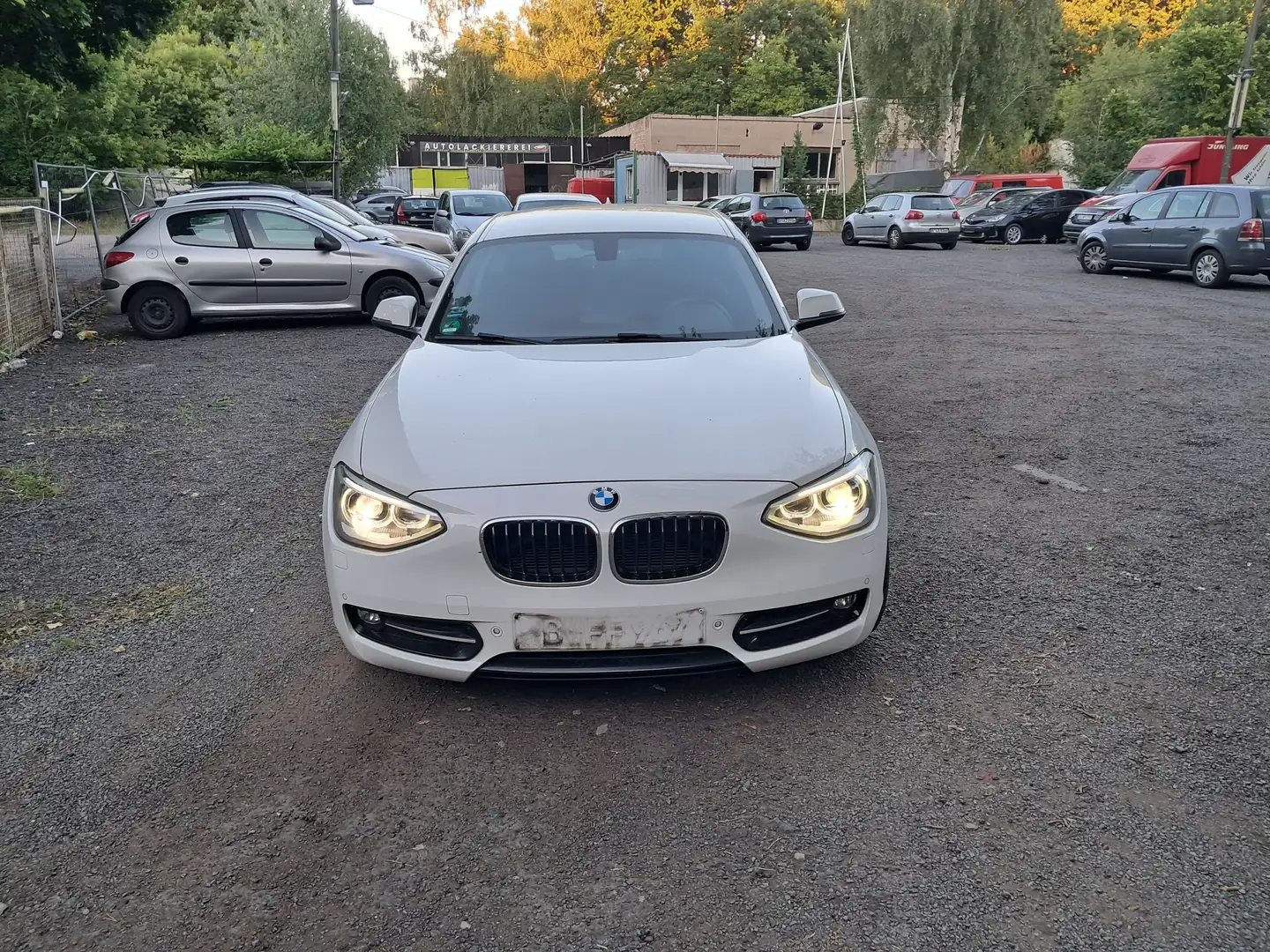 BMW 118 118d Aut. Sport Line Blanco - 1