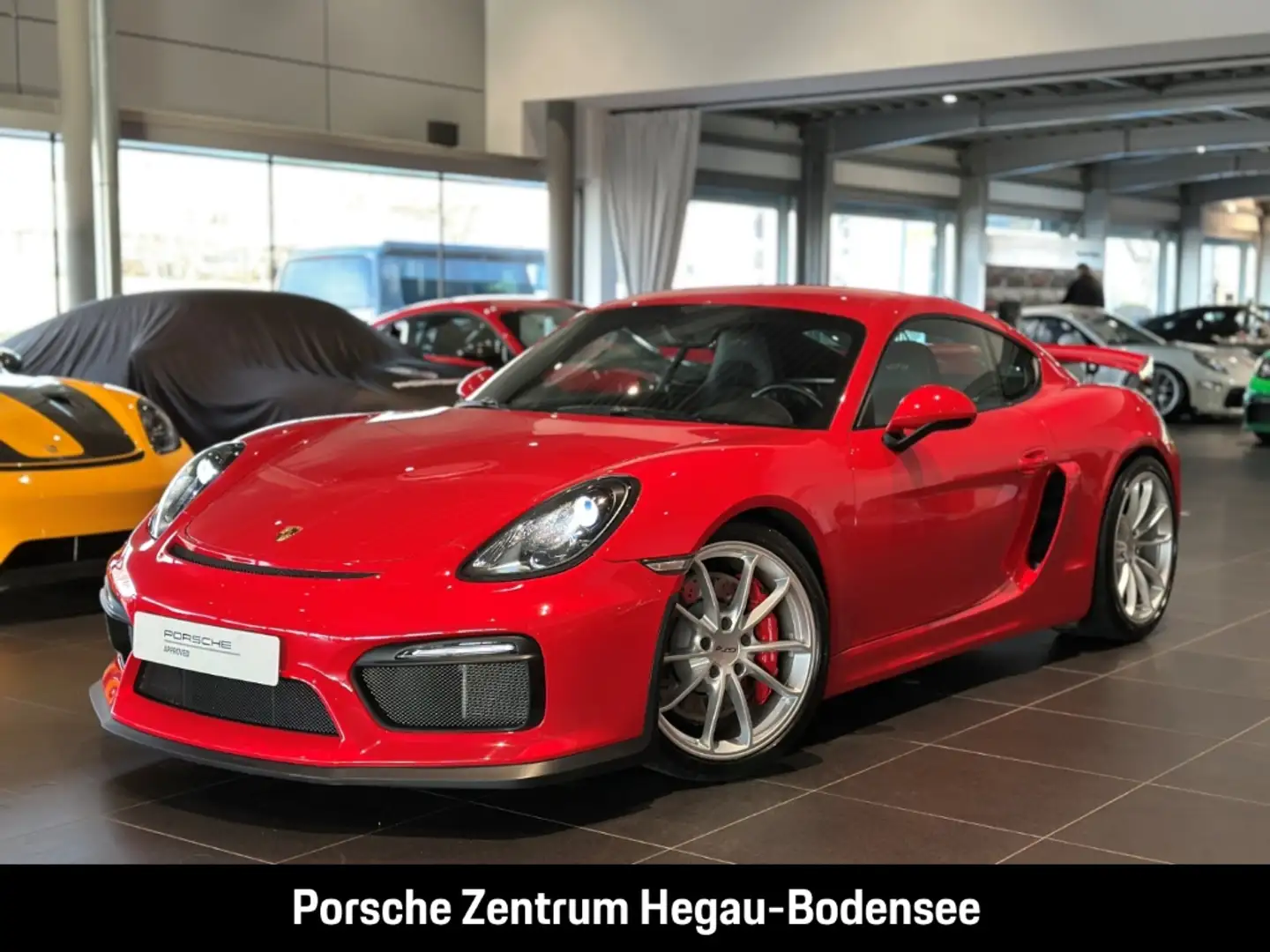 Porsche Cayman GT4/Alcantara/Carbon/PCM/HomeLink Rouge - 1