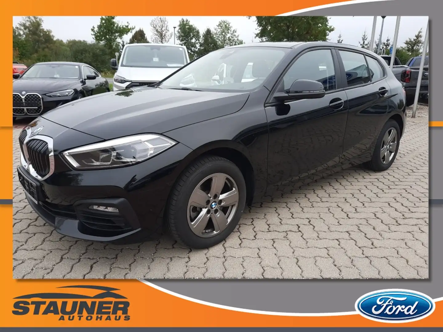 BMW 116 i Advantage Navi Kamera LED SHZ DAB Schwarz - 1