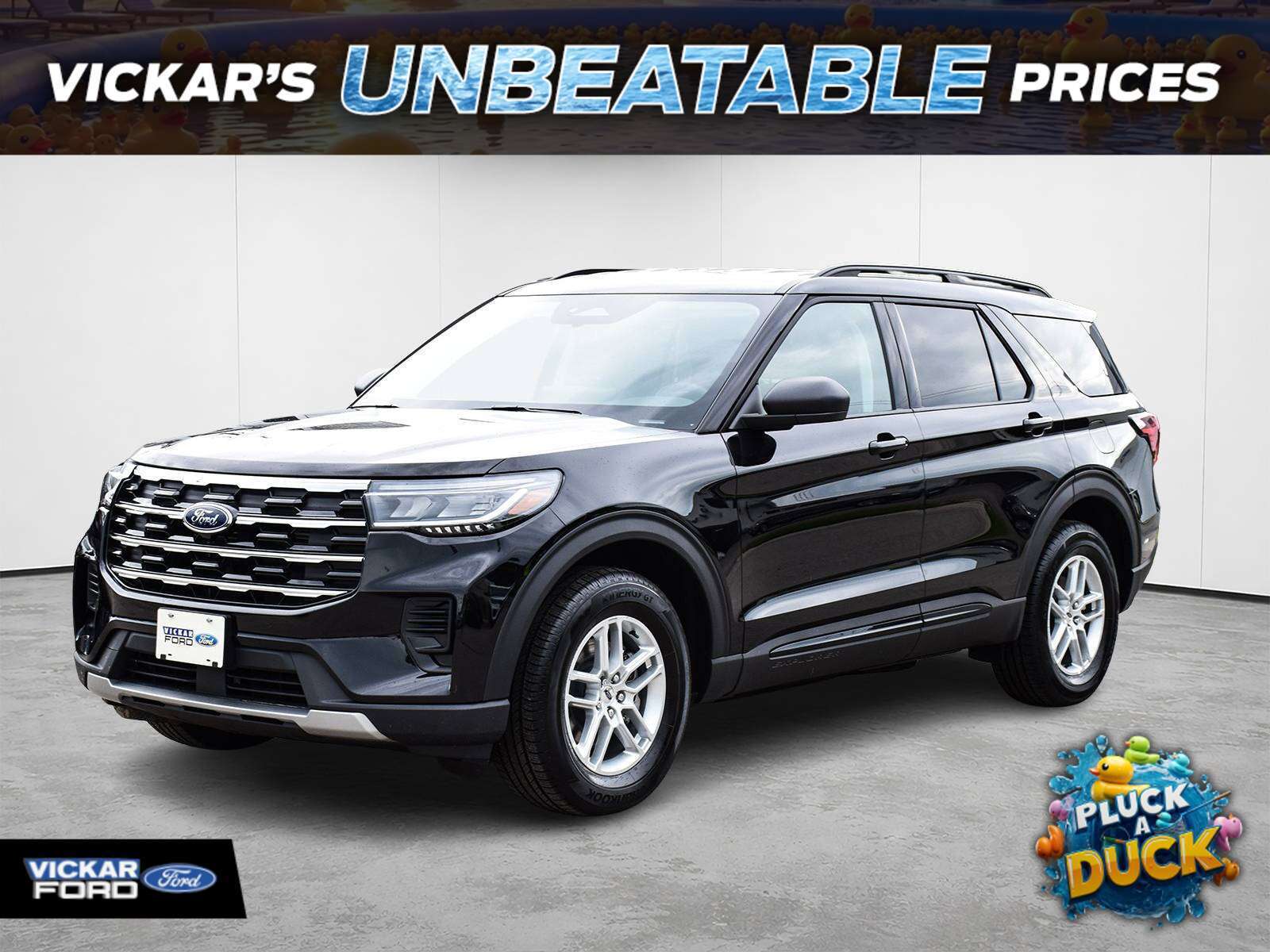 Black 2026 Ford Explorer SUV / Crossover All-Wheel Drive Automatic