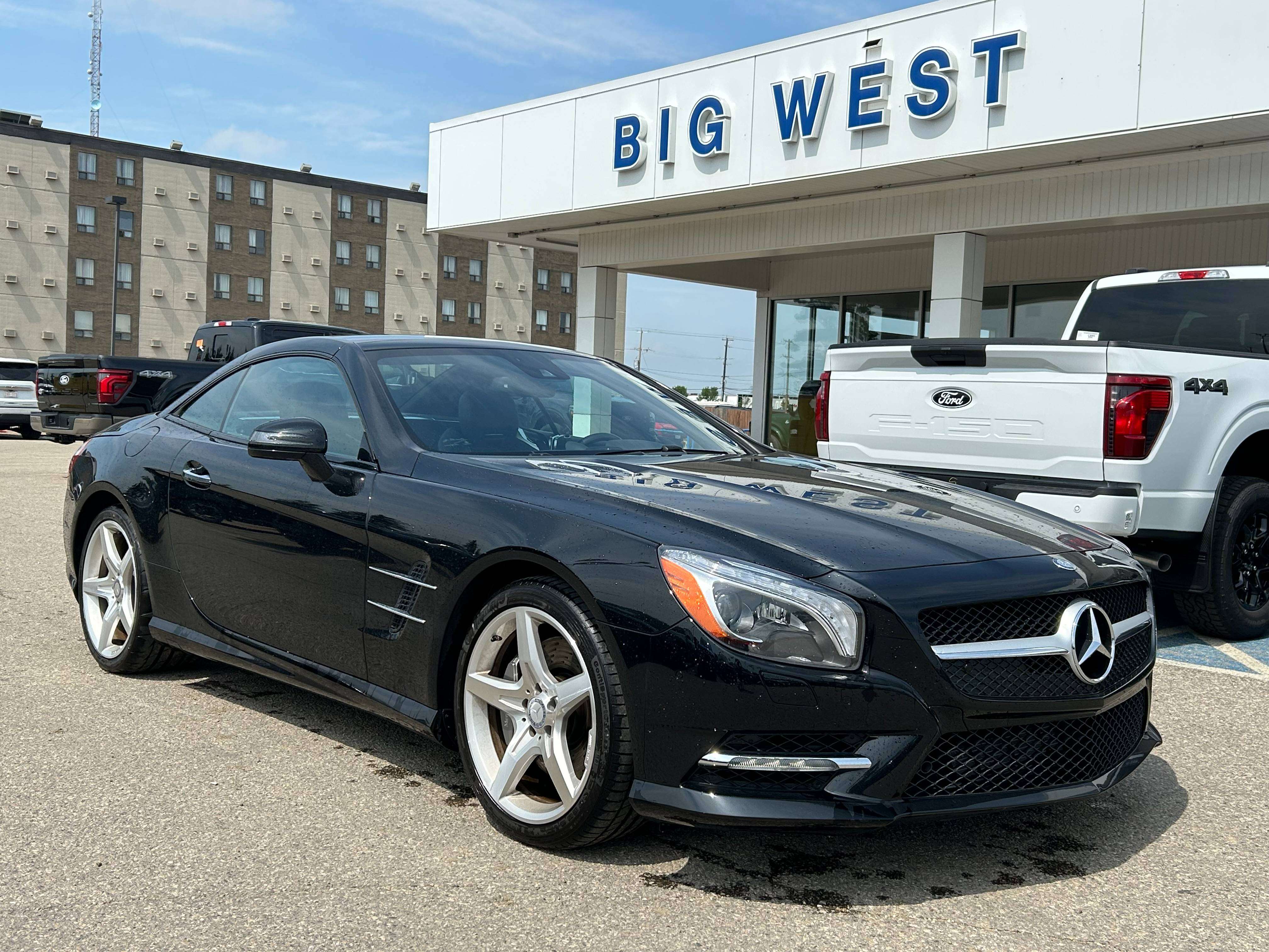 Black 2015 Mercedes-Benz SL-Class Convertible Rear-Wheel Drive 7-Speed Automatic