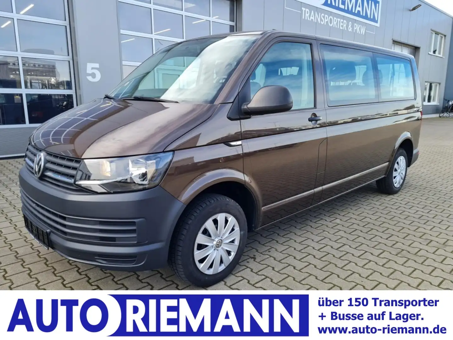 Volkswagen T6 Caravelle TDi 9 Sitzer lang AHK TEMPOMAT Klima Fenster el. Marrón - 1