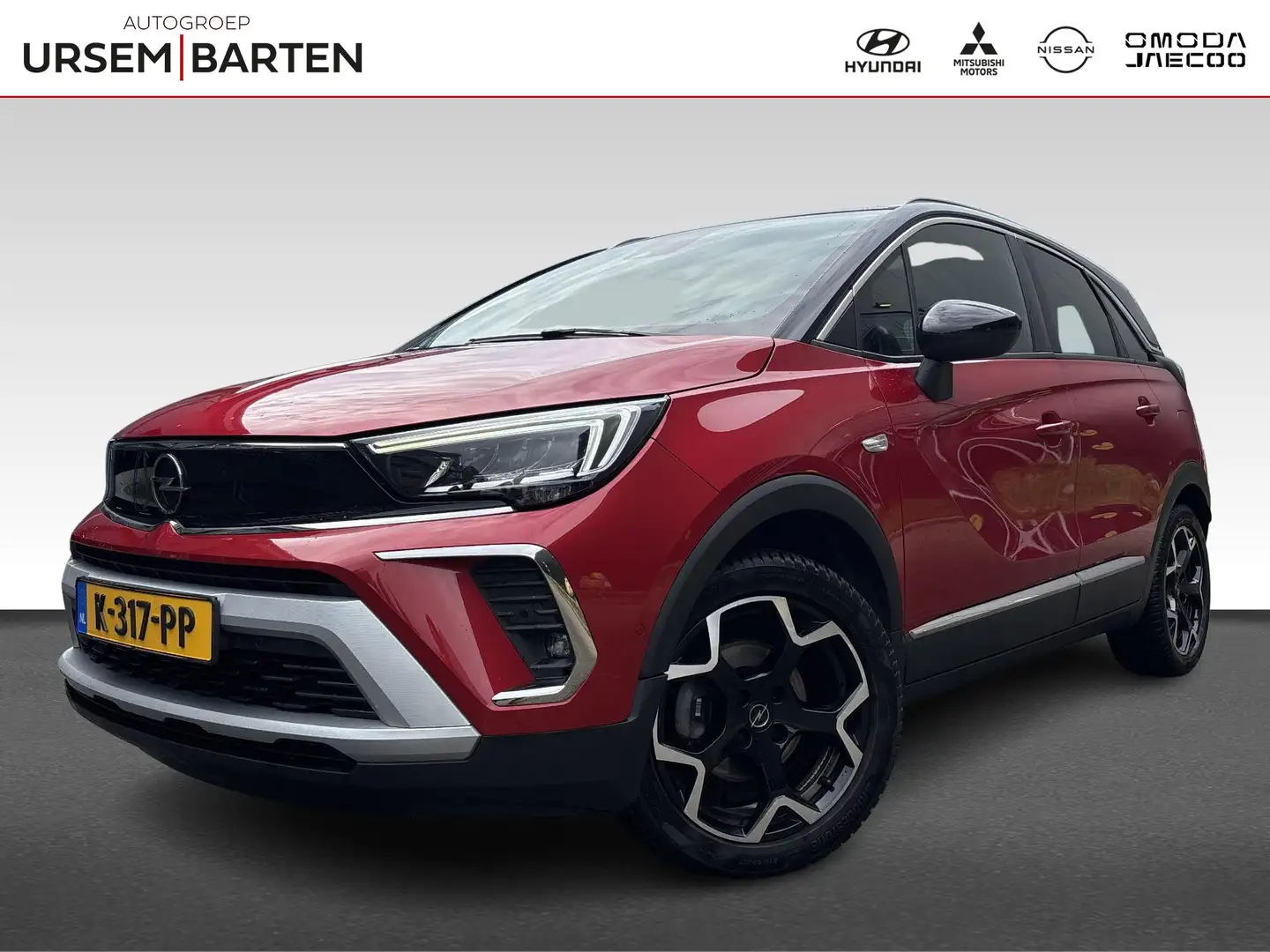 Opel Crossland 1.2 Turbo Ultimate Rood - 1