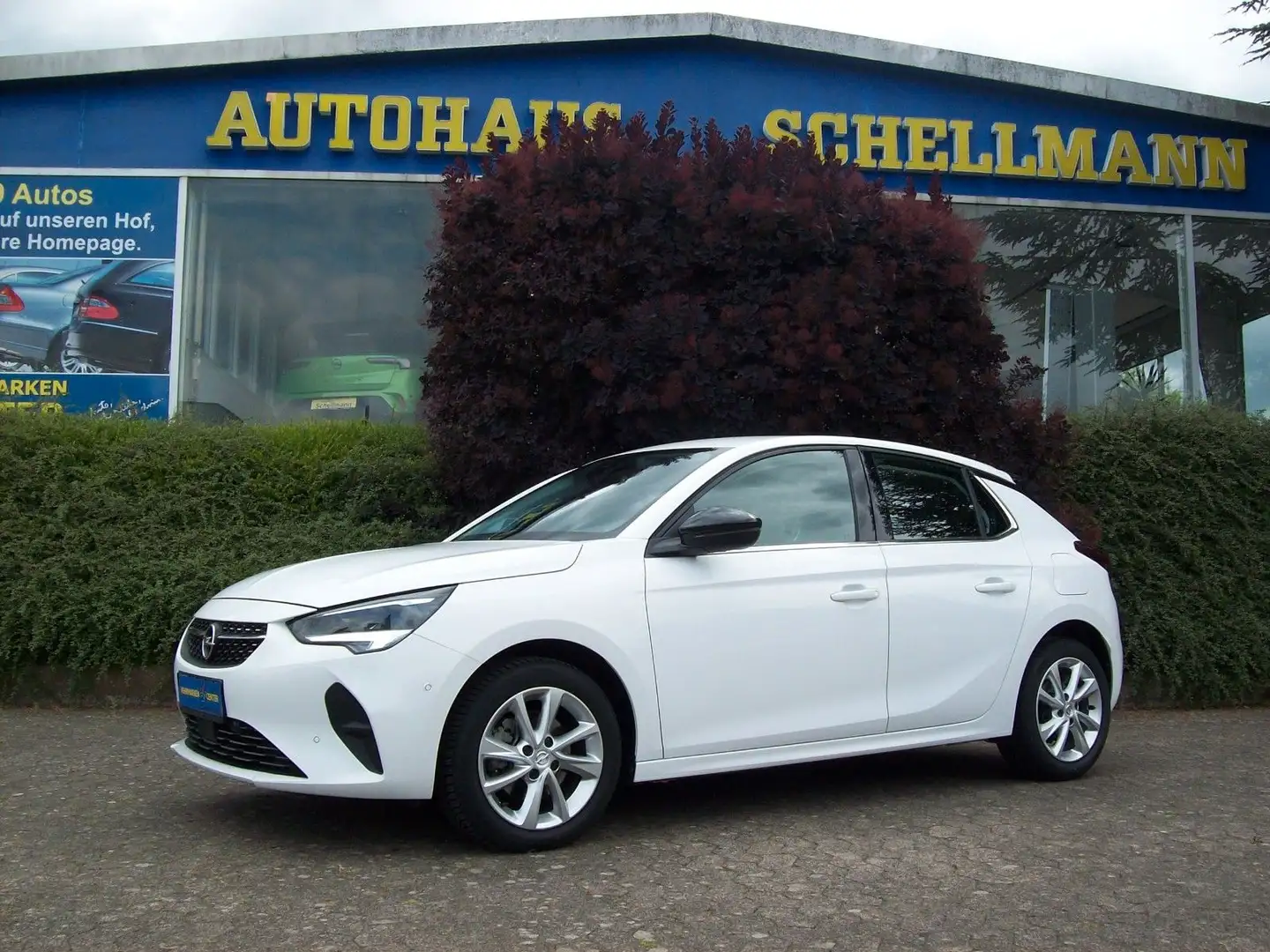 Opel Corsa F 1.2T Elegance LED PDC Klima Navigation Weiß - 1