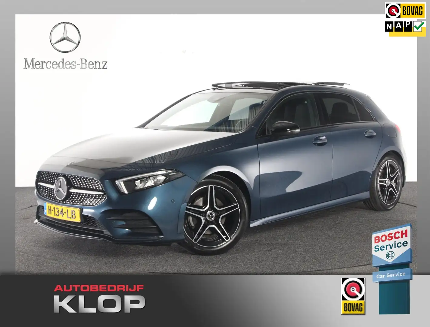 Mercedes-Benz A 180 Advantage | panoramadak | Bleu - 1