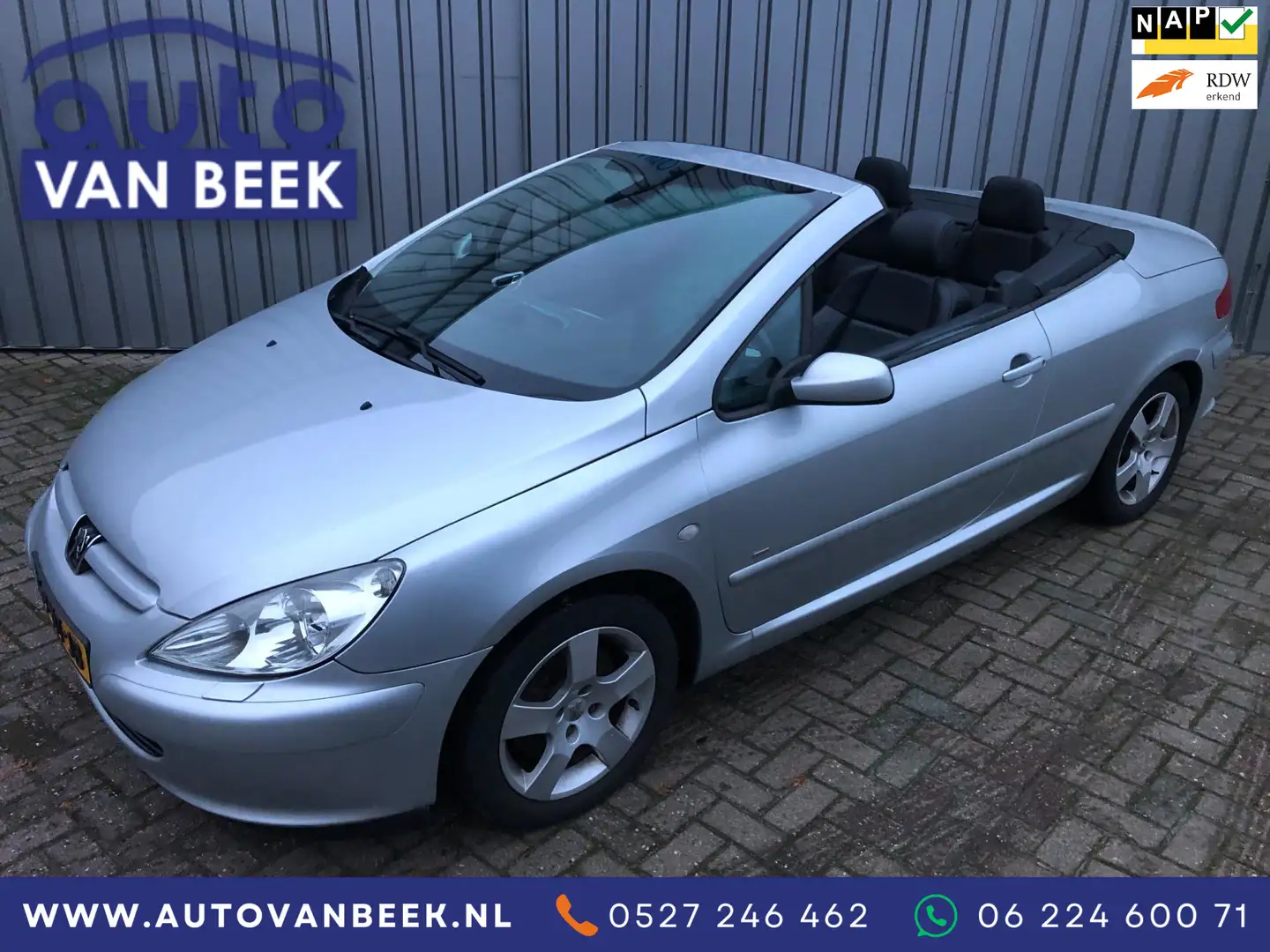 Peugeot 307 CC 2.0-16V Sport Szary - 1