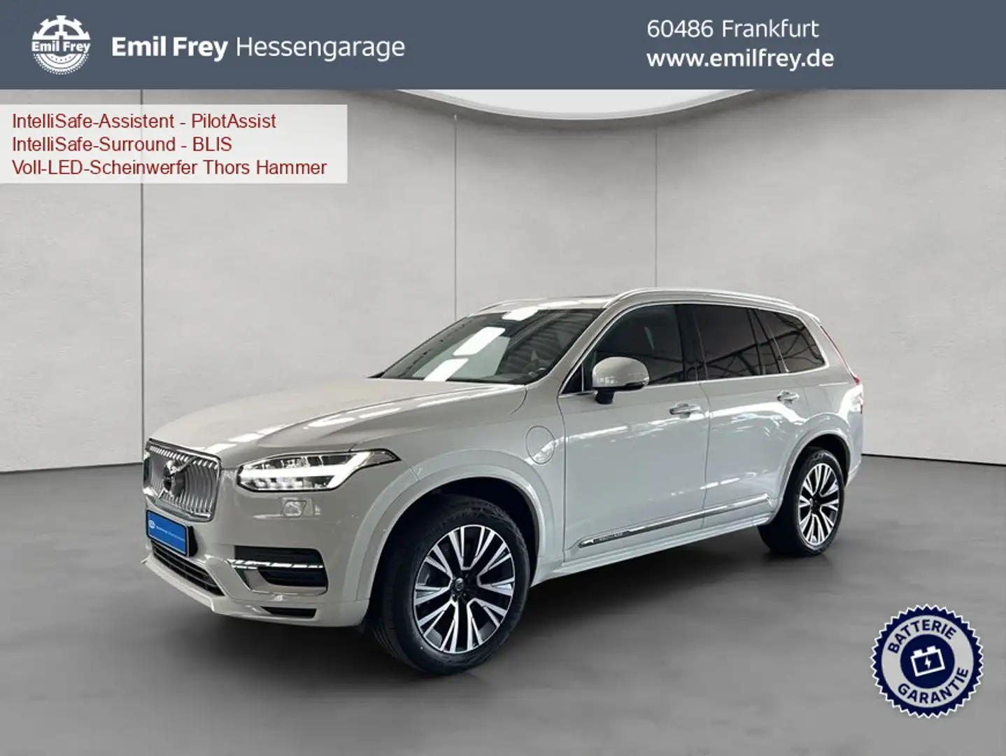 Volvo XC90 XC90 T8 AWD Recharge 7S Inscription-Edition Glasda Weiß - 1