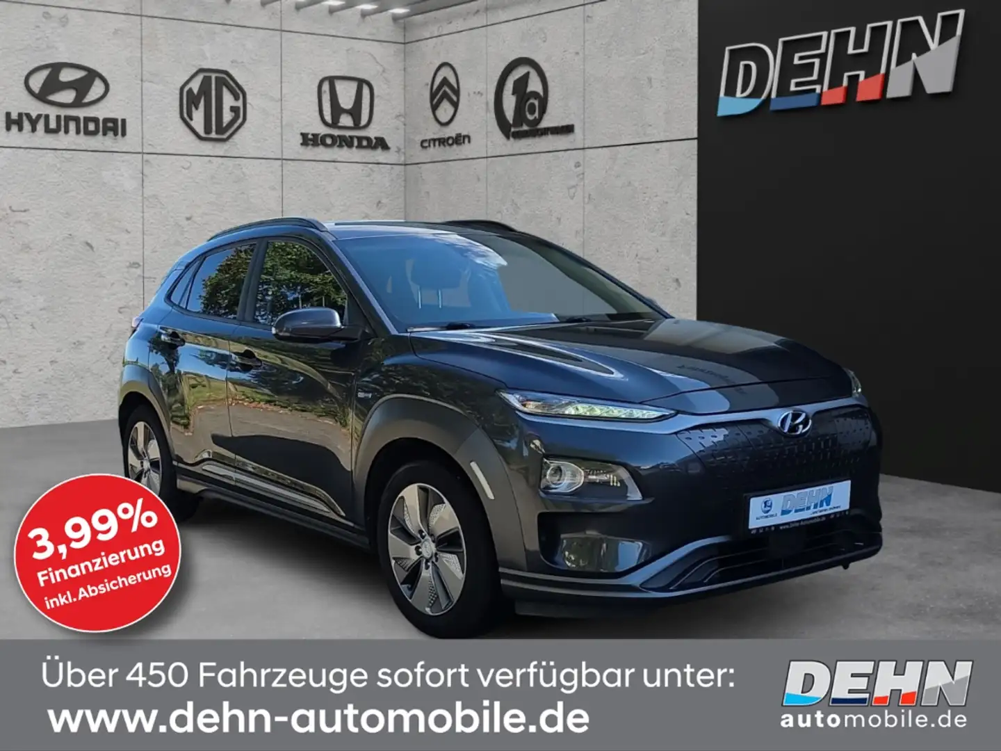 Hyundai KONA EV 64KW Style Wärmepumpe LED Navi Noir - 1