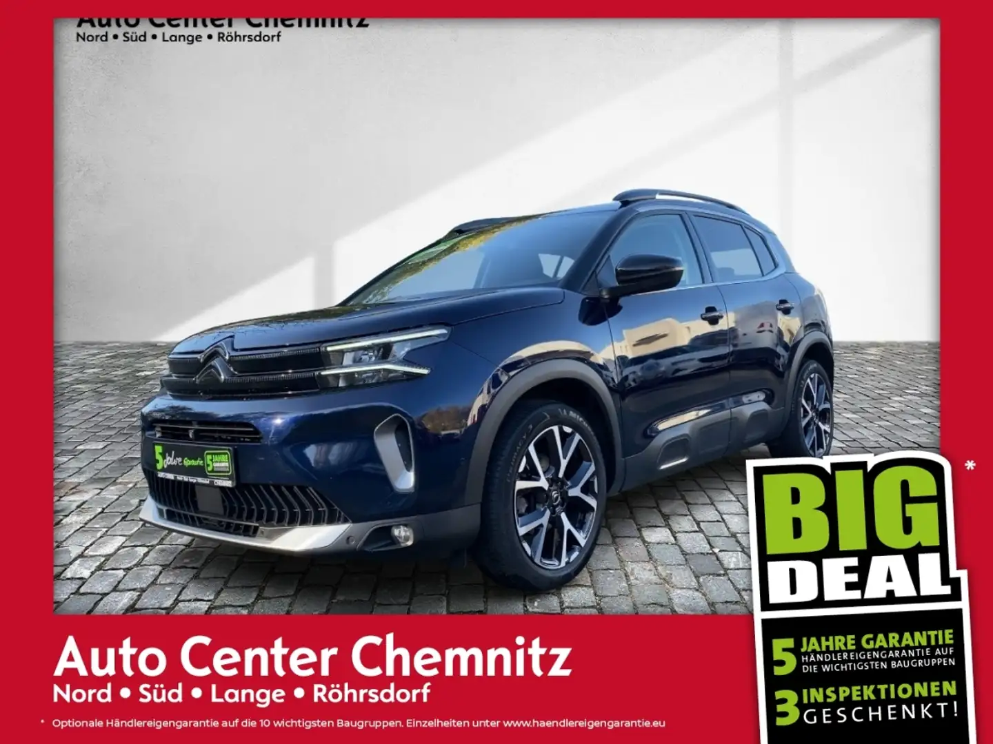 Citroen C5 Aircross AT8 Shine Pack PanoSD/LED/Navi/360° Blau - 1