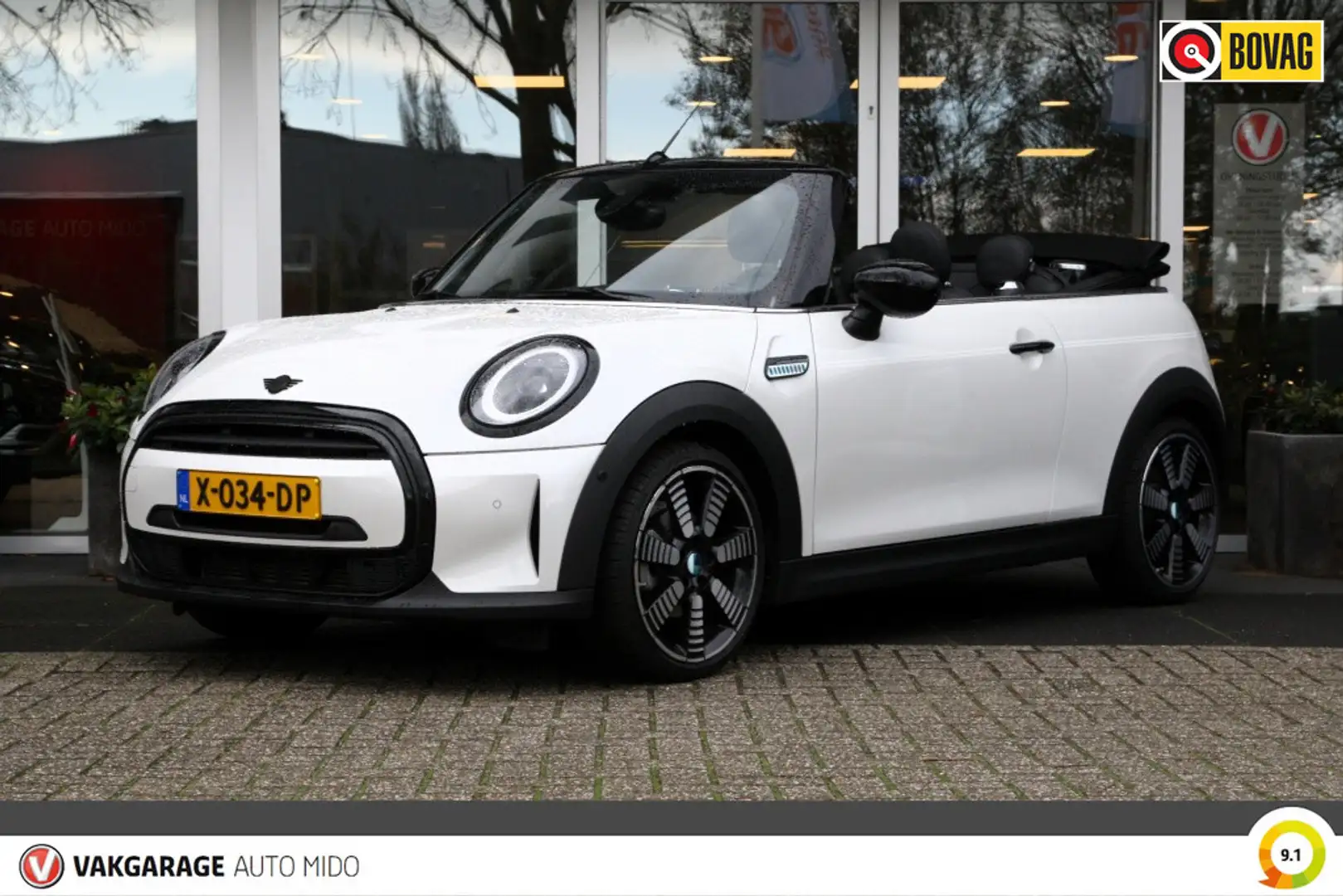 MINI Cooper Cabrio Mini 1.5i Automaat Seaside Edition | Leder | 1e ei Wit - 1