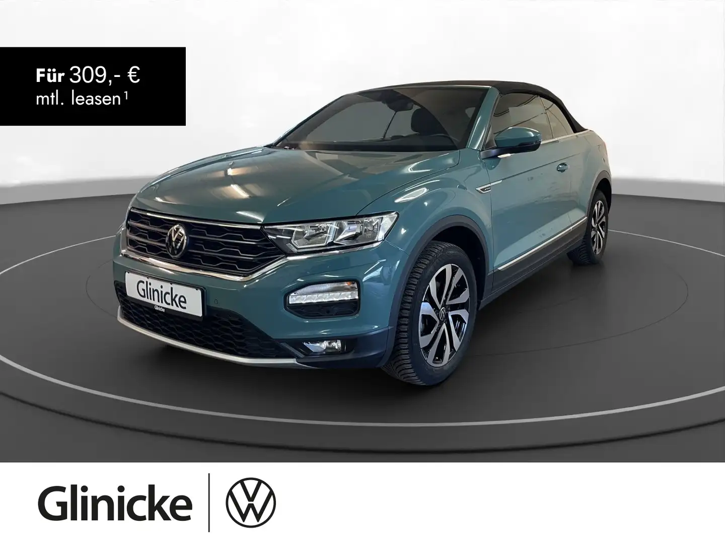 Volkswagen T-Roc 1.0 TSI Active AHK LM 17" Navi Grün - 1
